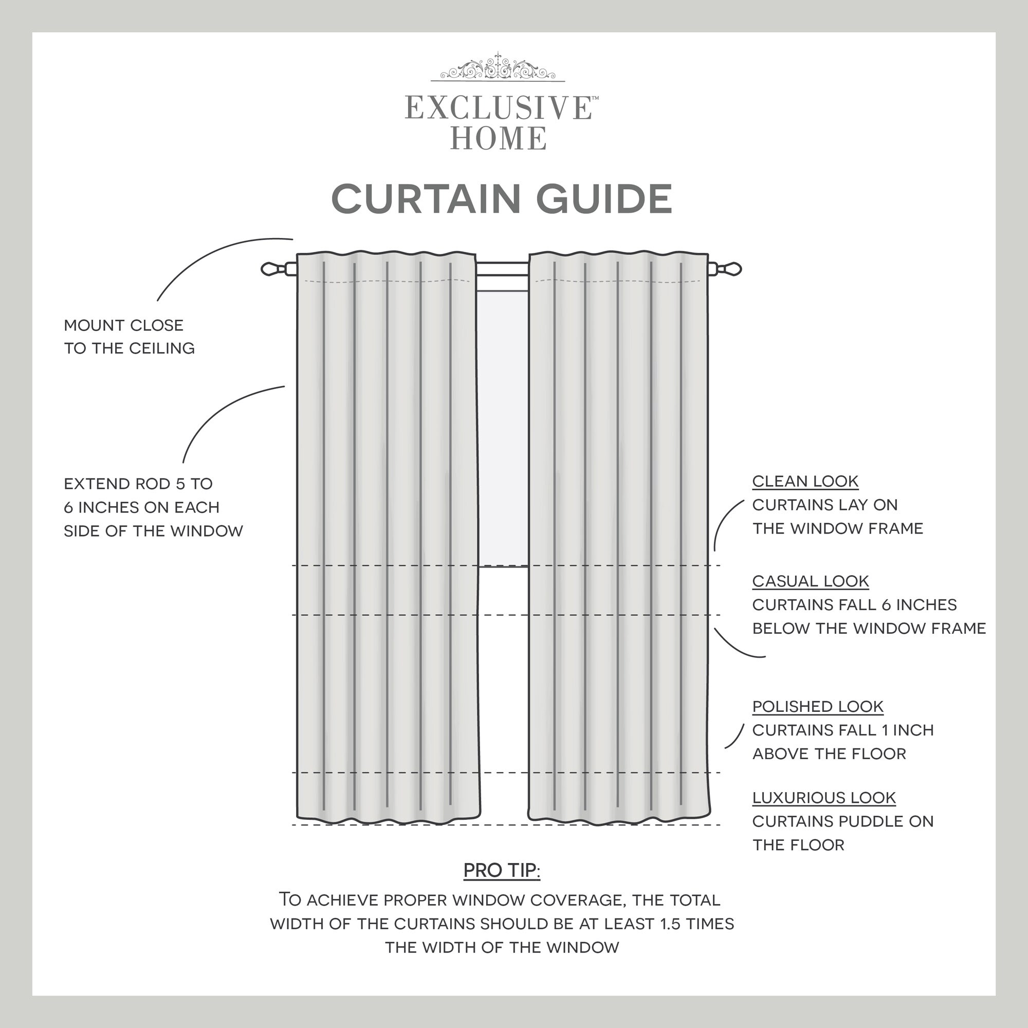 Exclusive Home EH8434-01 2-96H curtains - View #6