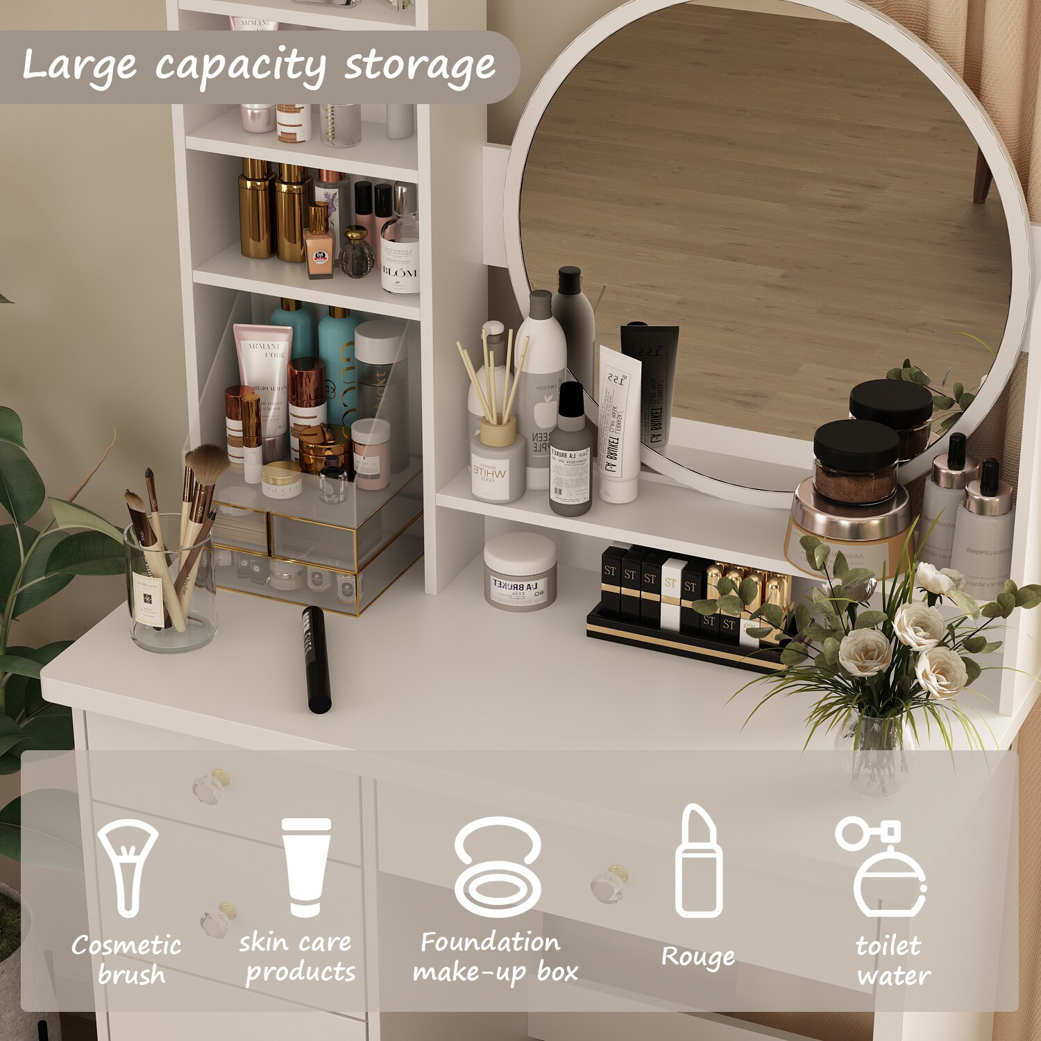 FUFU&GAGA LNN-WFKF210095-01 Bedroom-Vanities - View #7