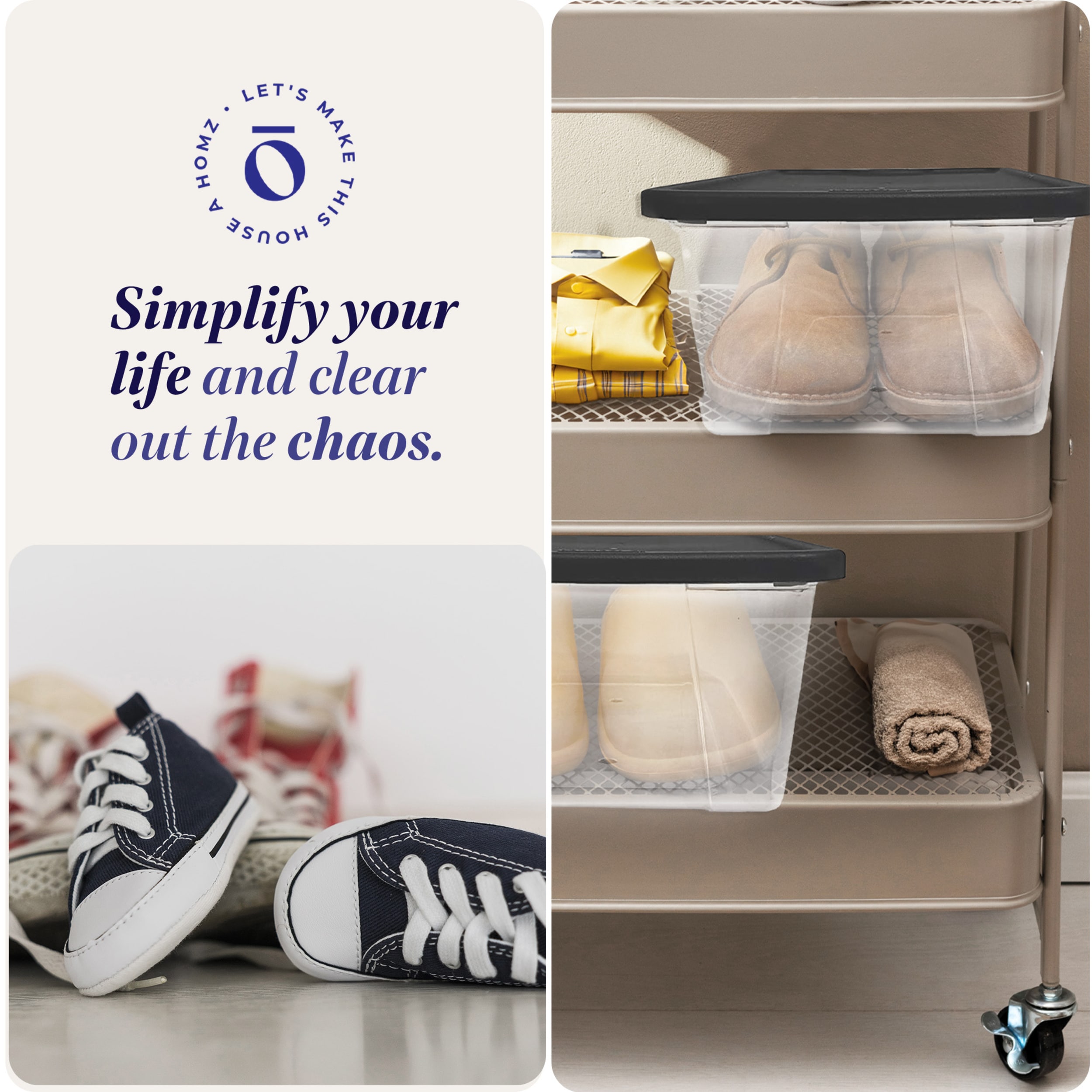 Homz Products 252644 Plastic-Storage-Totes - View #6