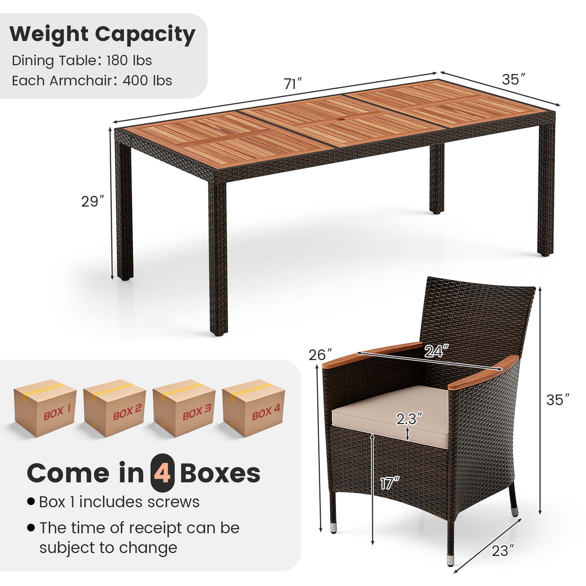 Costway LWS00060 Patio-Conversation-Sets - View #2