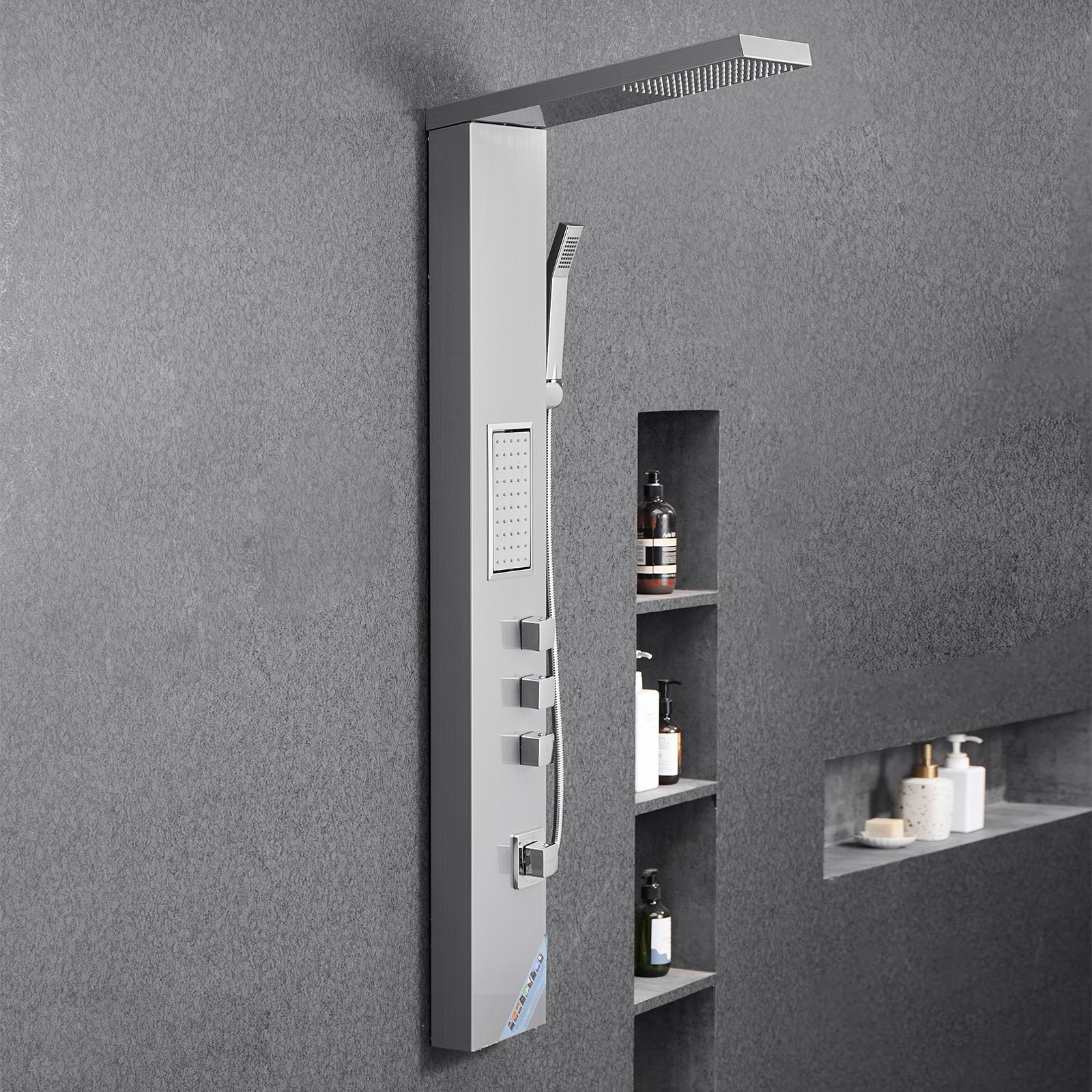 Mecale VOL-2631YU Showerhead-Bar-Panels - View #2