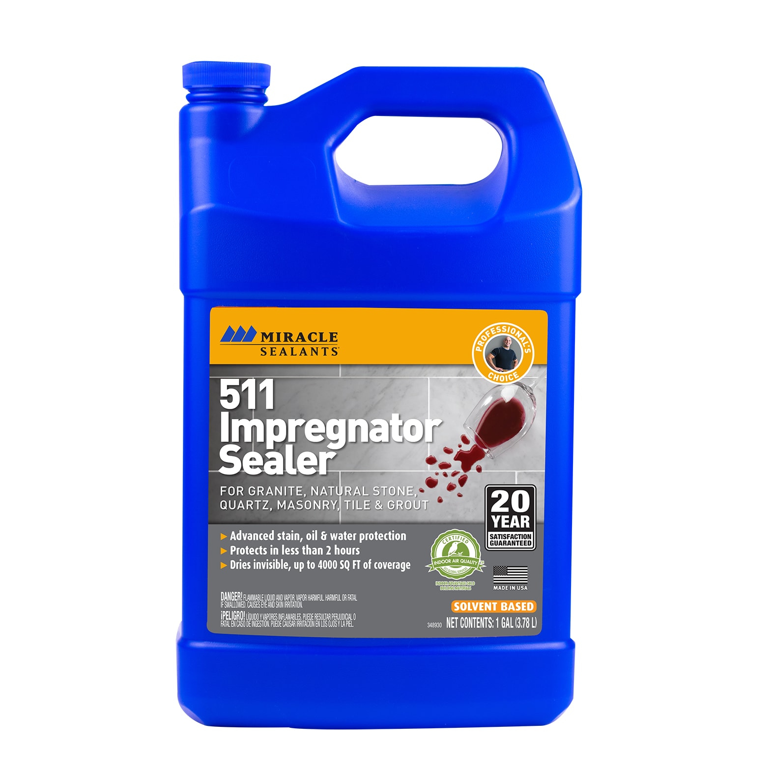 Miracle Sealants 511 Impregnator 1-Gallon Clear Ceramic/Porcelain Tile ...