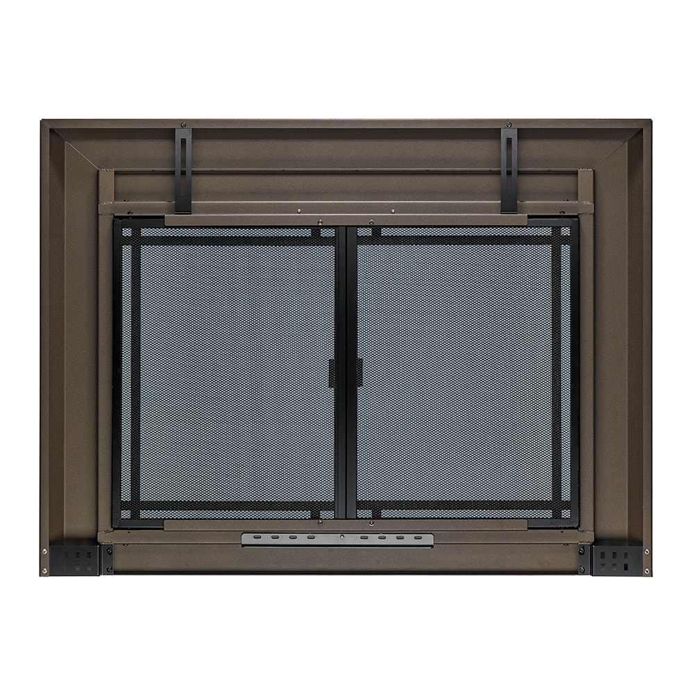 allen + roth FPDS403ORB Glass-Fireplace-Doors - View #4