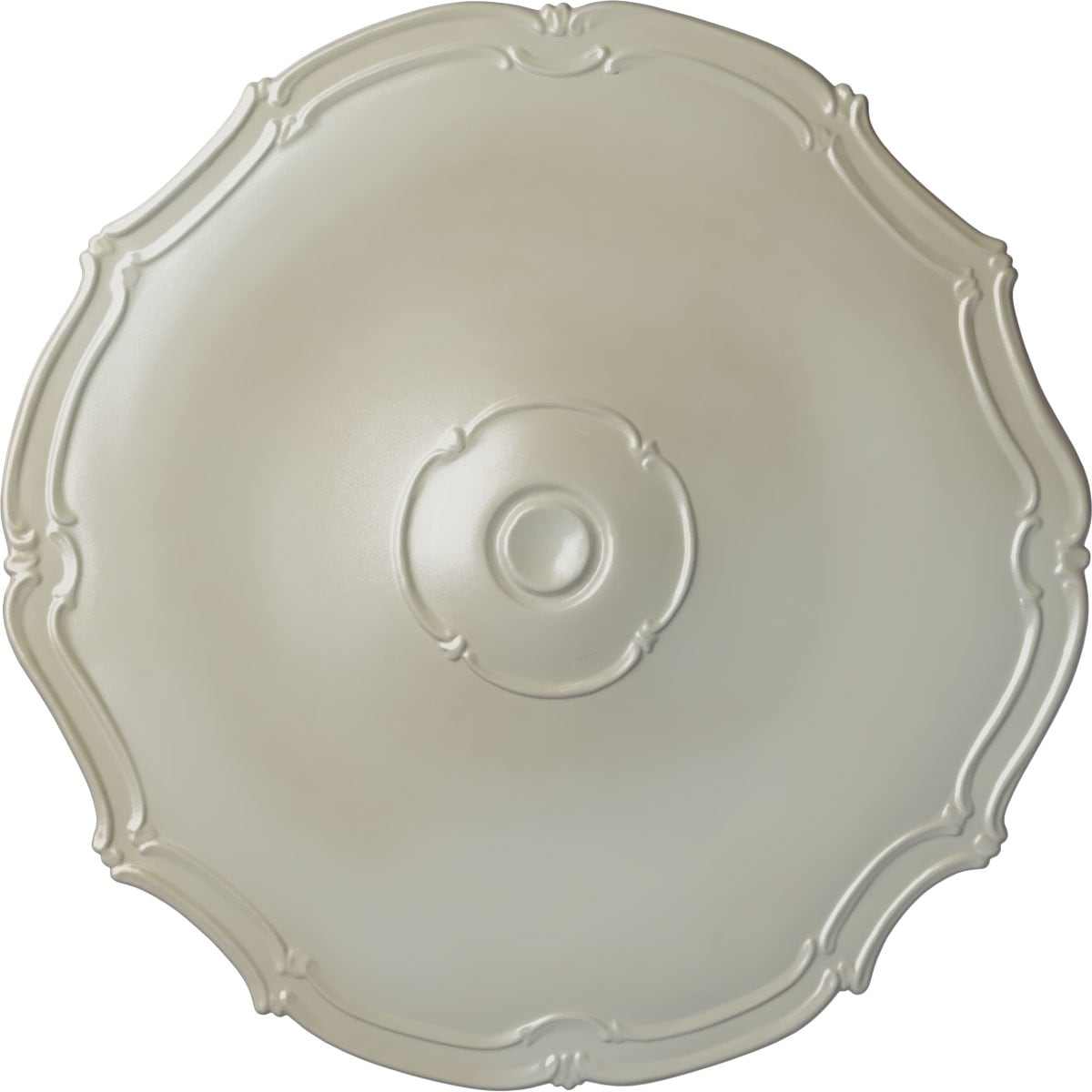 Ekena Millwork CM18POFBS Pompeii 18.875-in W x 18.875-in L Painted Flash Blue Polyurethane Whole Ceiling Medallion