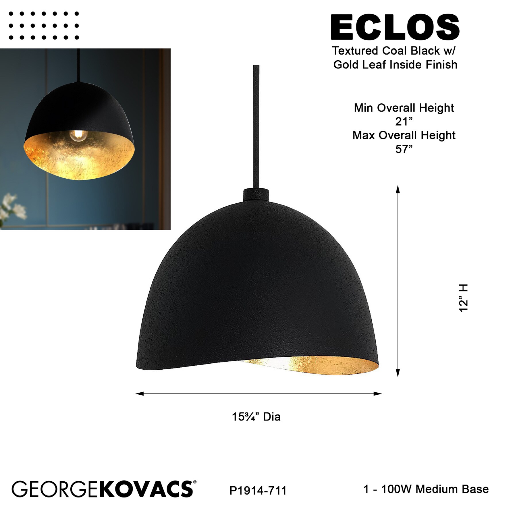 George Kovacs P1914-711 Pendant-Lights - View #10