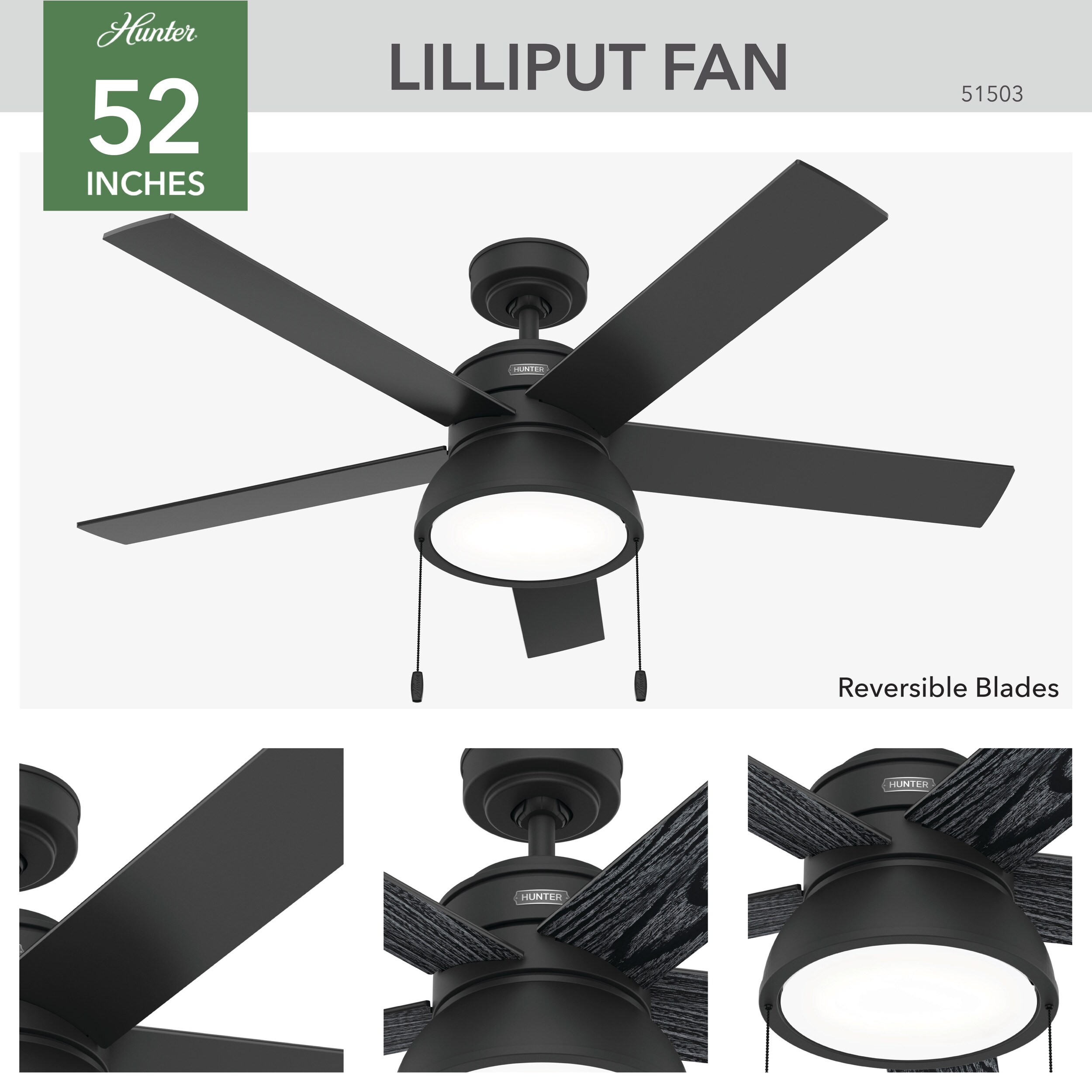 Hunter 51503 Ceiling-Fans - View #3