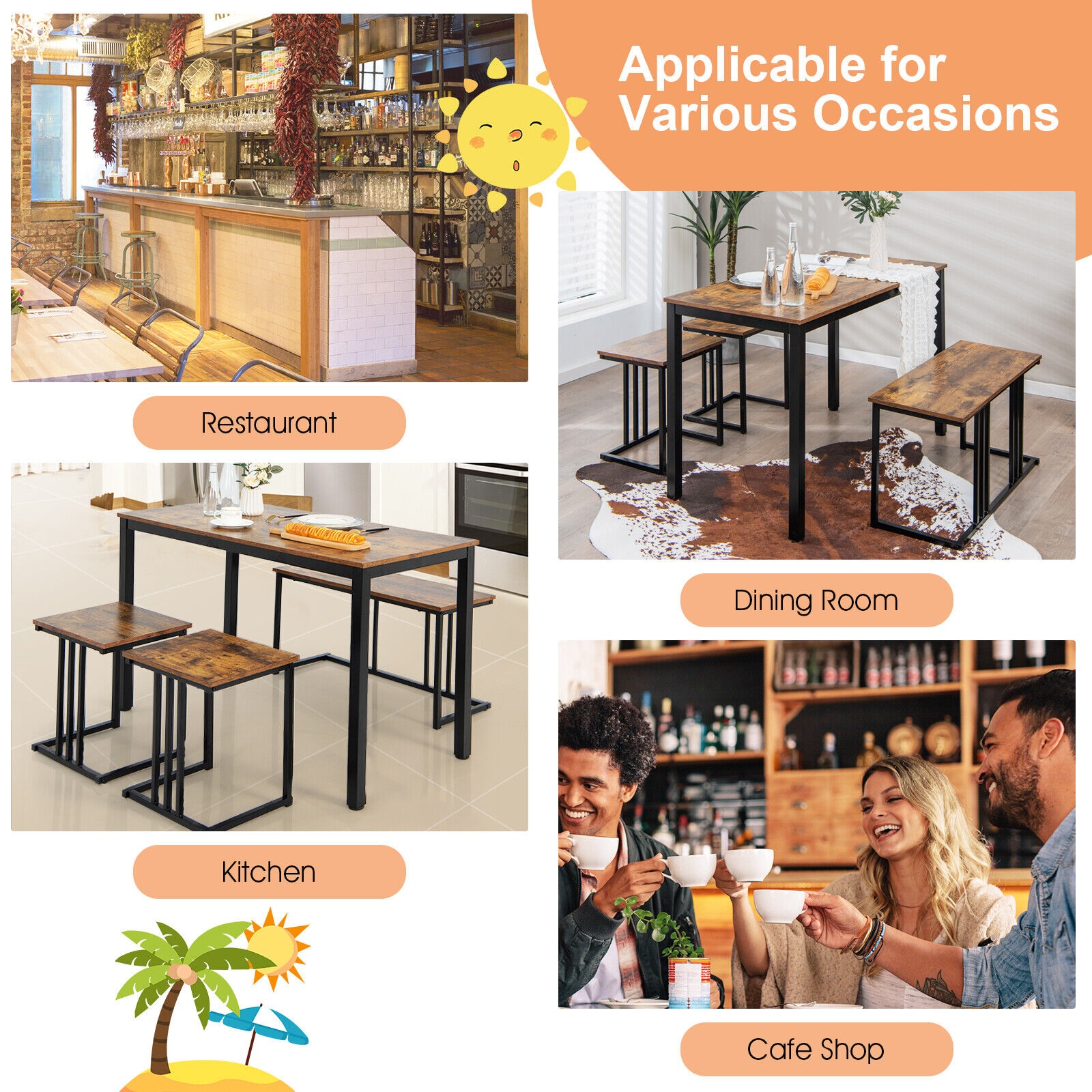 LIVIZA INS-10527CF Dining-Sets - View #4