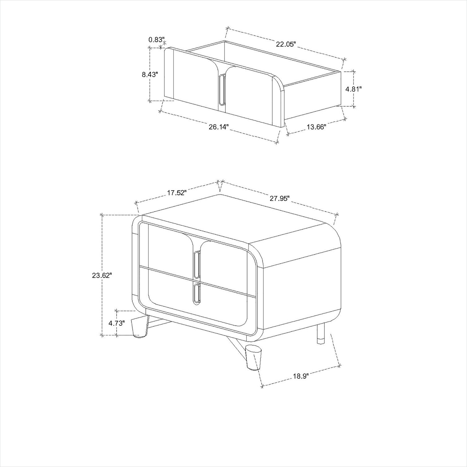SunJet NB3BGMV1AVJQ nightstands - View #5