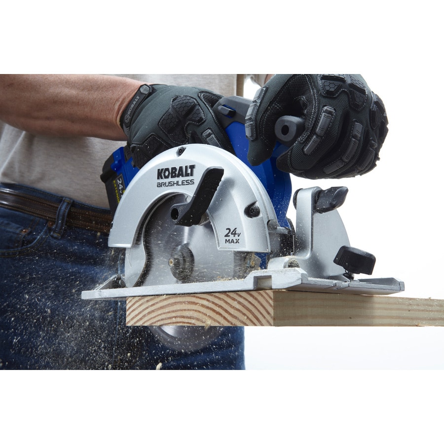Kobalt 24-Volt max 24-volt Max 6-1/2-in Brushless Cordless Circular Saw (Bare  Tool) in the Circular Saws department at