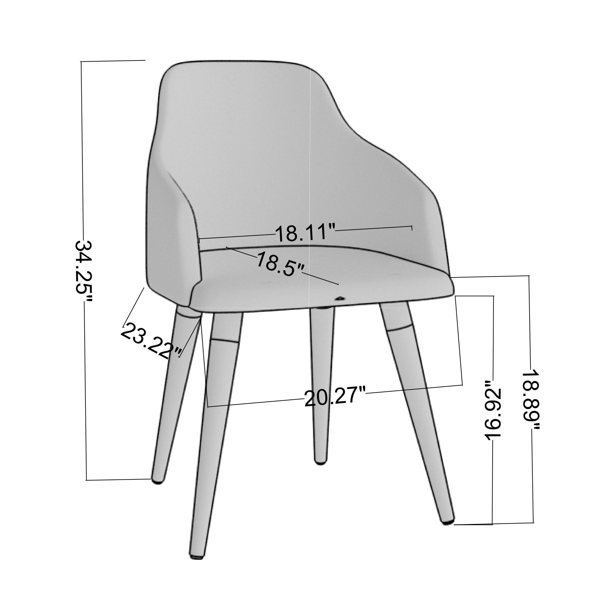 Manhattan Comfort 2-1018178 Dining-Chairs - View #3