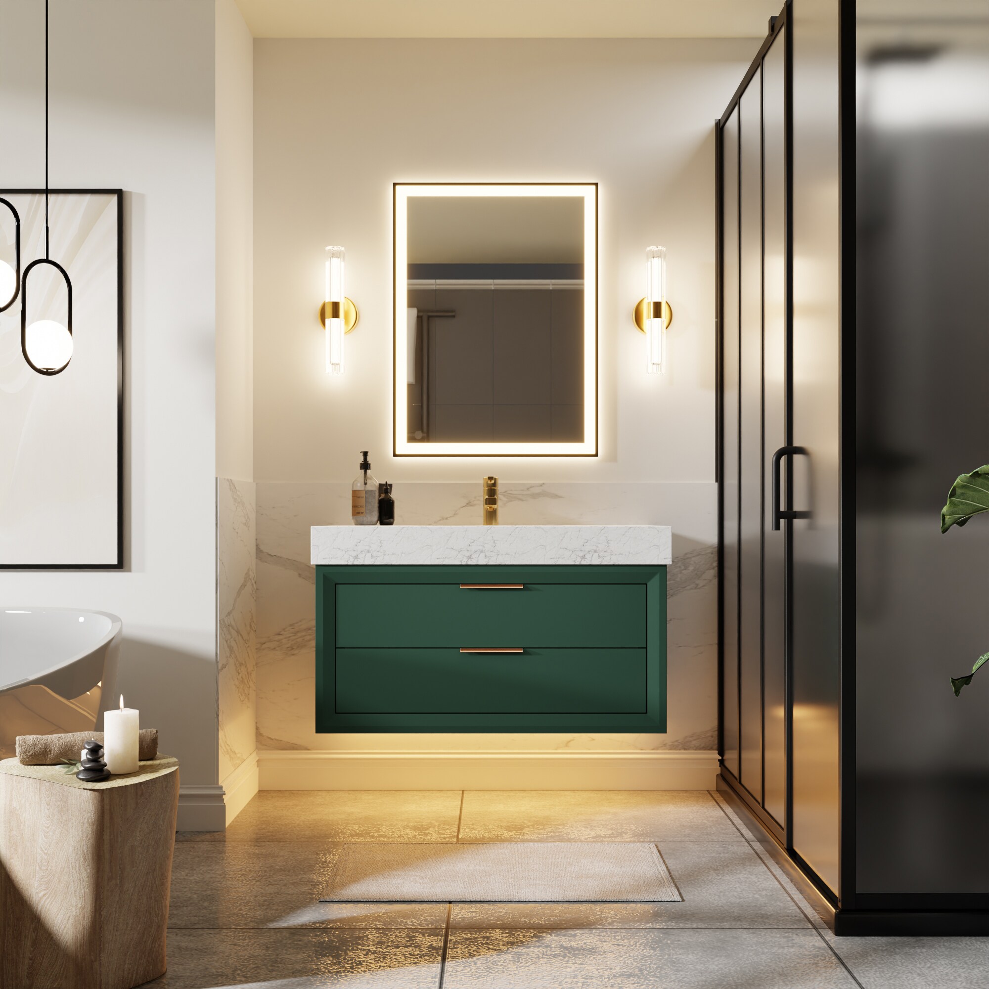 ExBrite XB3621V8GN Bath-Vanity-Combo - View #8