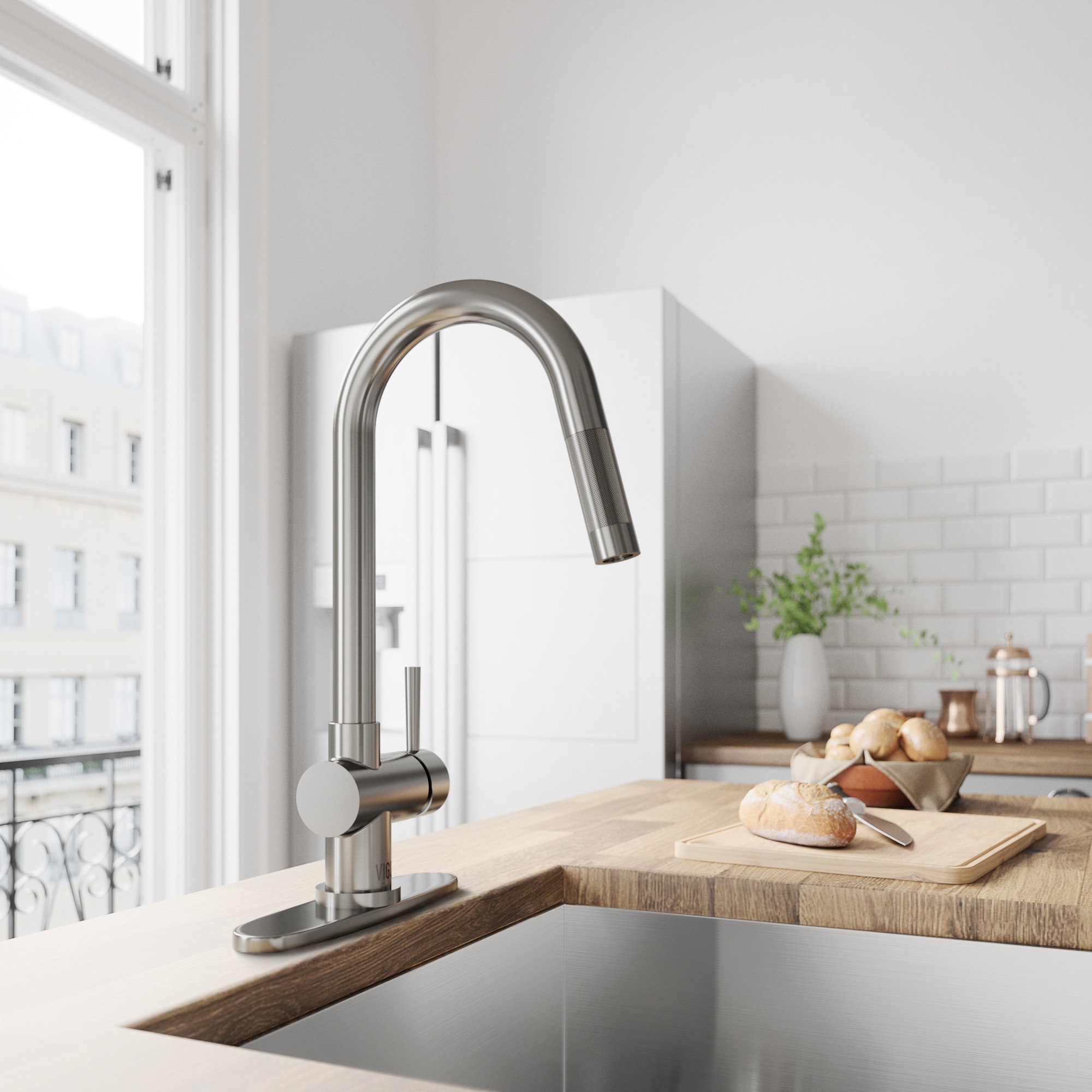 VIGO VG02008STK1 Kitchen-Faucets - View #4