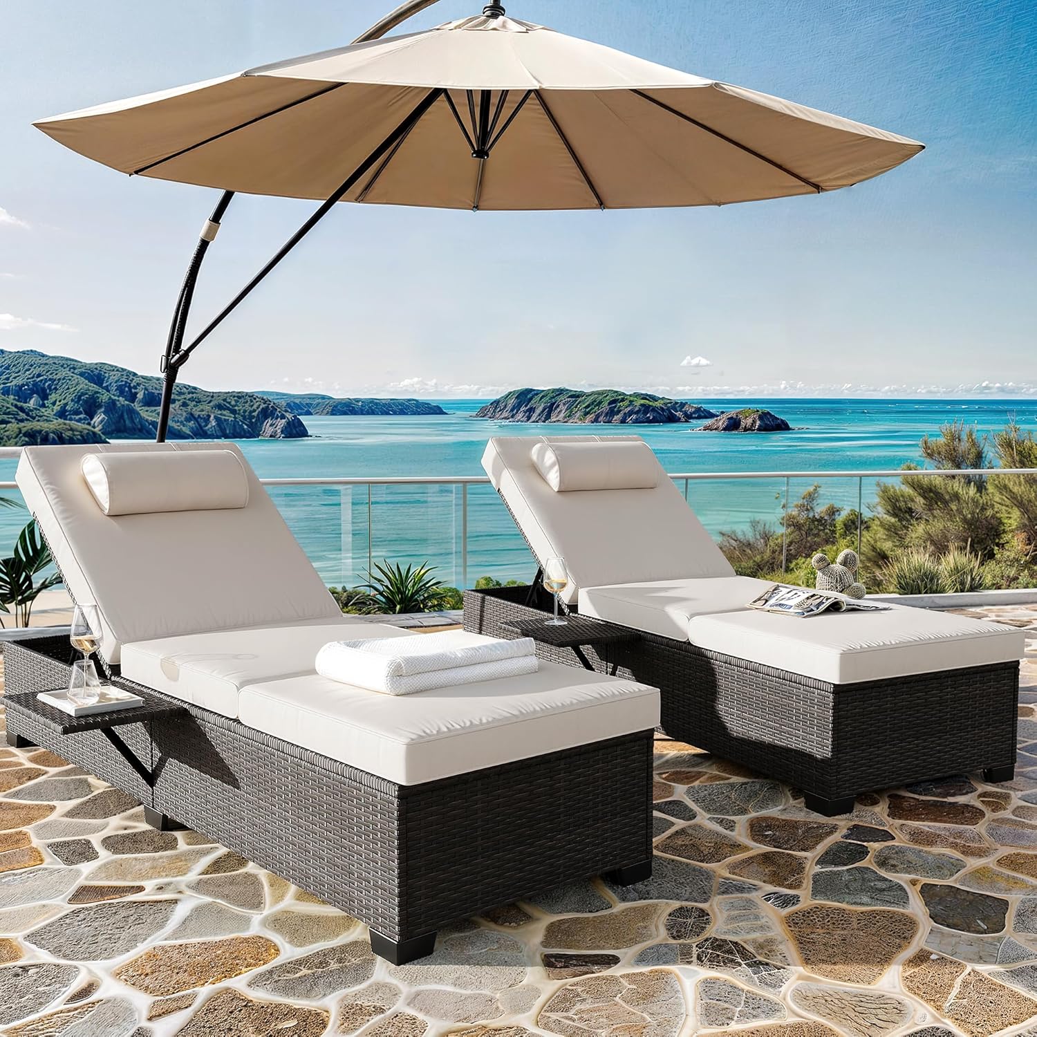 Qeetex WWJ-PHO-12E1VSGZ Patio-Sofas-Daybeds - View #7