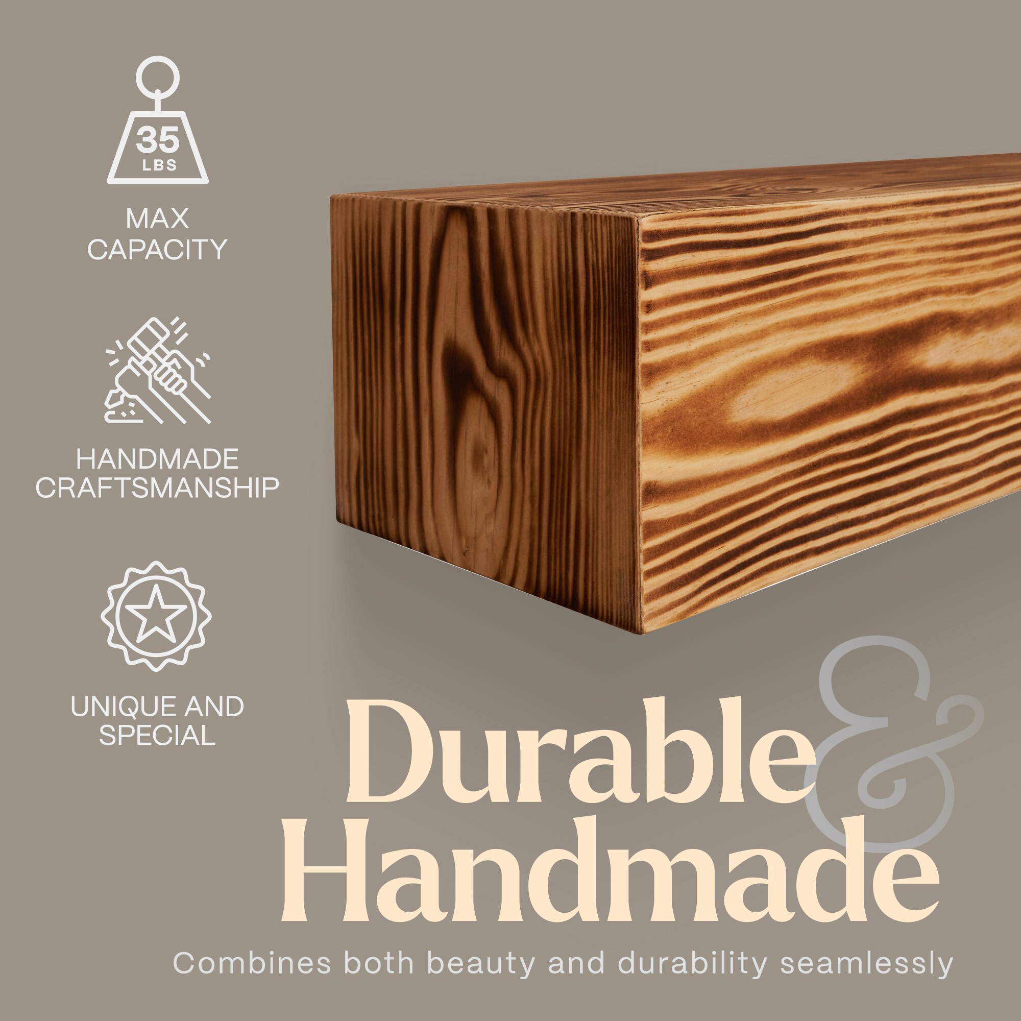 Luxe Surface Group 48 BURN Mantel-Shelves - View #9