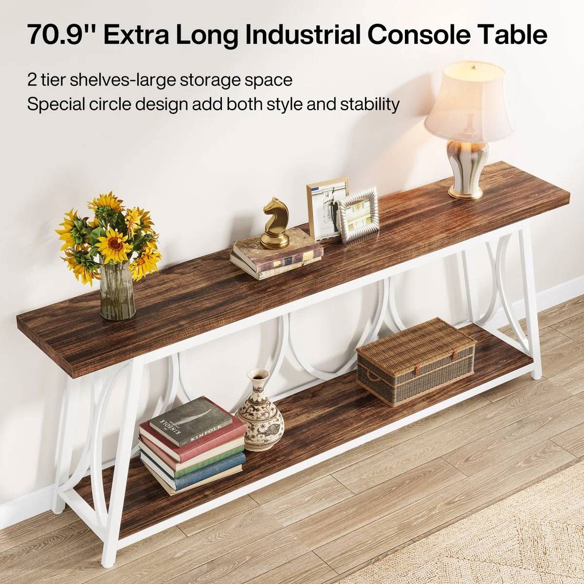 Slickblue D-FR-7185961BTCRBHW Console-Sofa-Tables - View #3