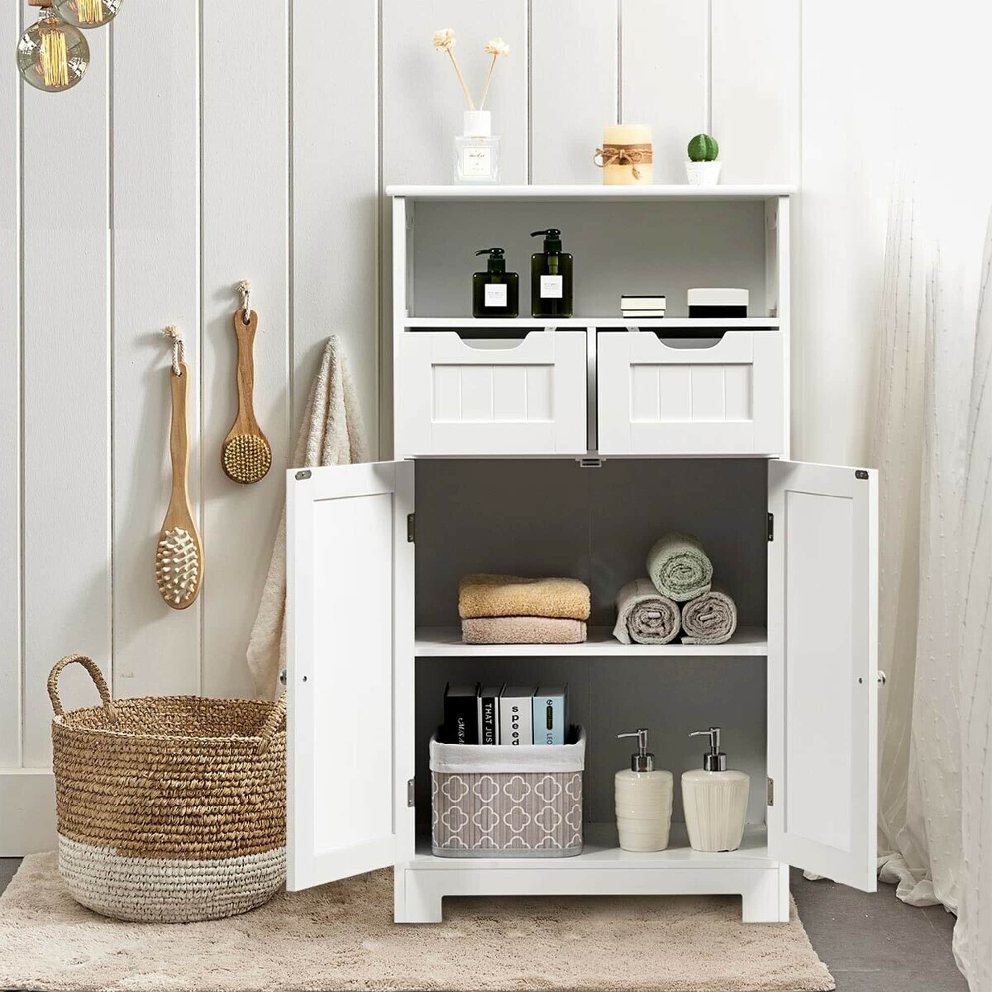 WELLFOR OUJ64500WH Linen-Cabinets - View #8
