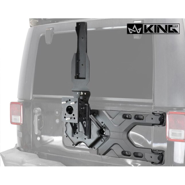 King 4WD Baumer Heavy Duty Tire Carrier- JK 2007-2018 Jeep Wrangler and  Wrangler Unlimited in the Exterior Car Accessories department at 