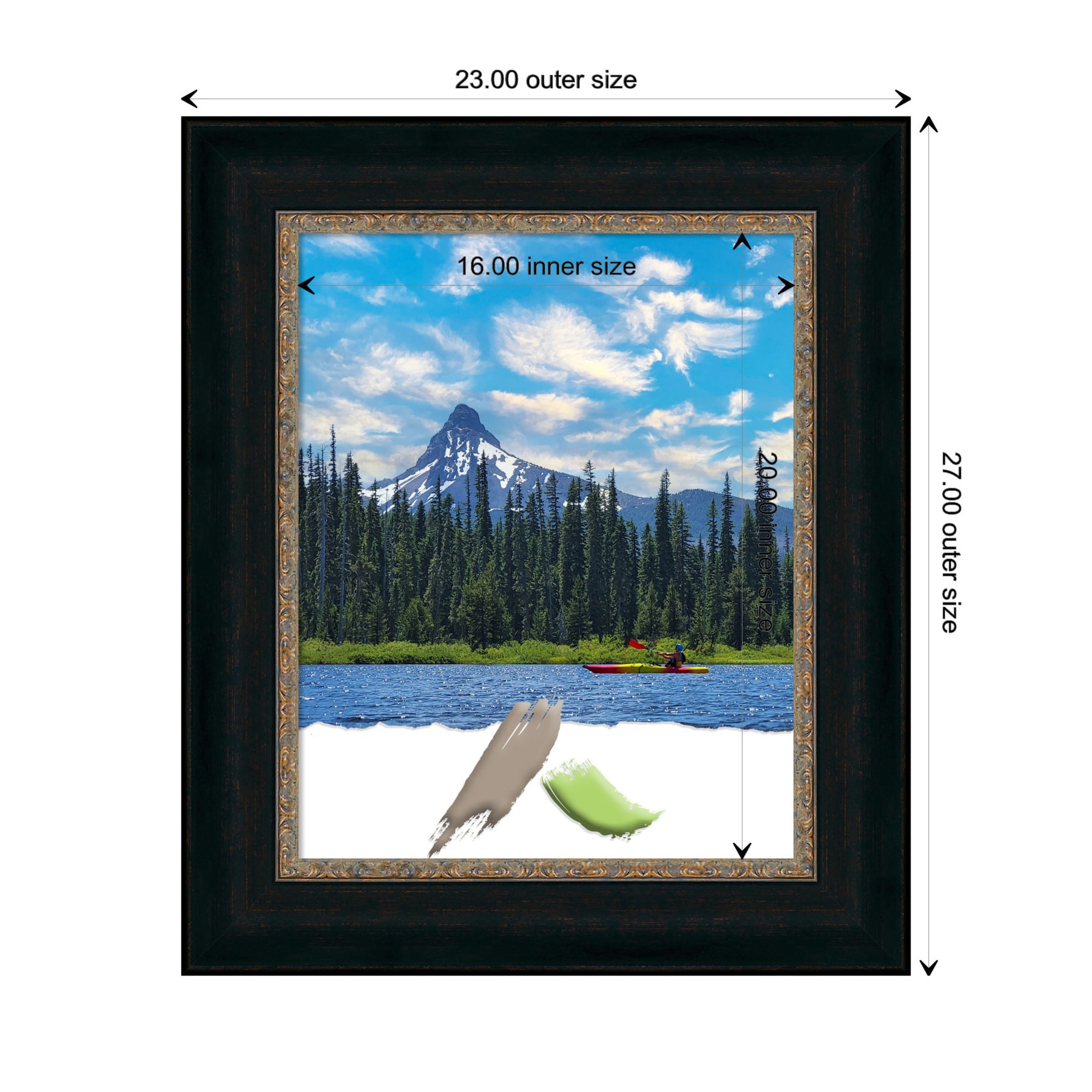 Paragon Bronze 16x20 Polystyrene Picture Frame
