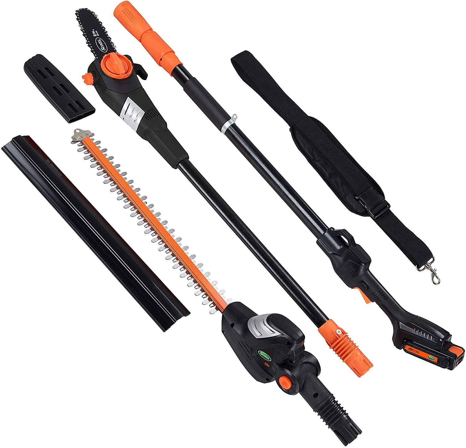 60V 10 Pole Saw & 20 Pole Hedge Trimmer Combo Kit