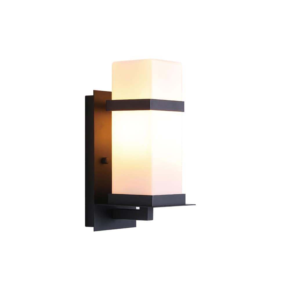 Oukaning HG-HCXLST-5985-US 6.5-in W 1 -Light Black Wall Sconce