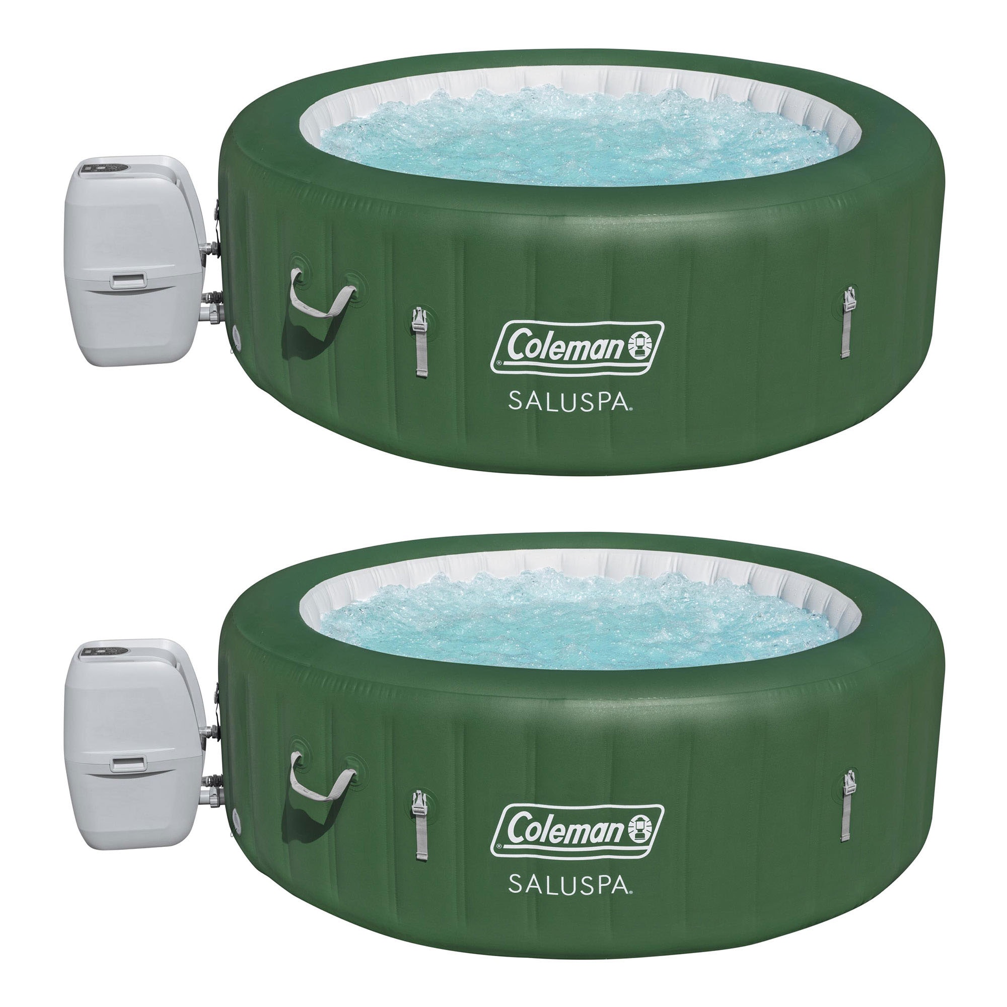 Coleman 111862 77-in x 28-in 6-Person Inflatable Round Hot Tub