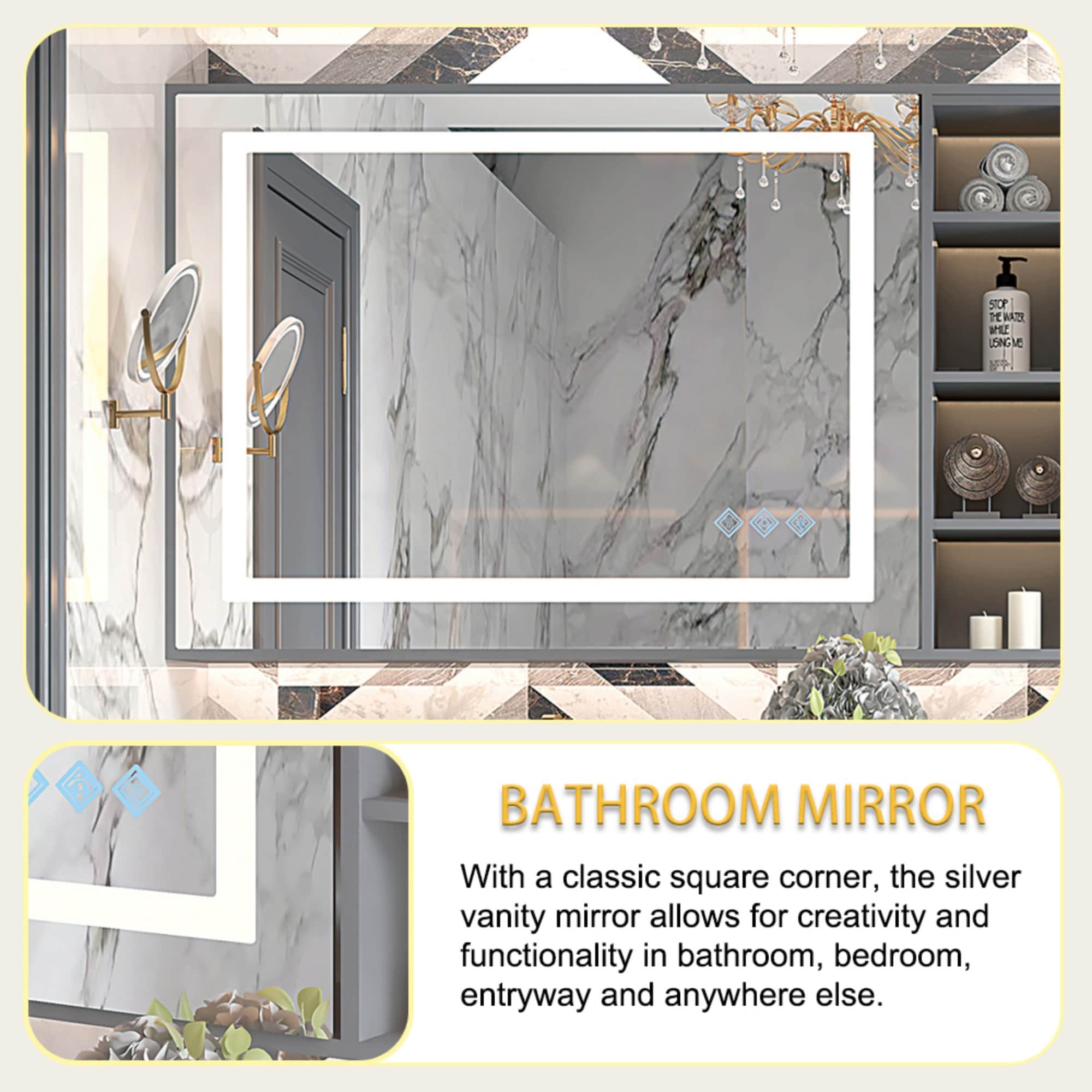 ToolCat SF1-30-YT Framed-Bath-Mirrors - View #13