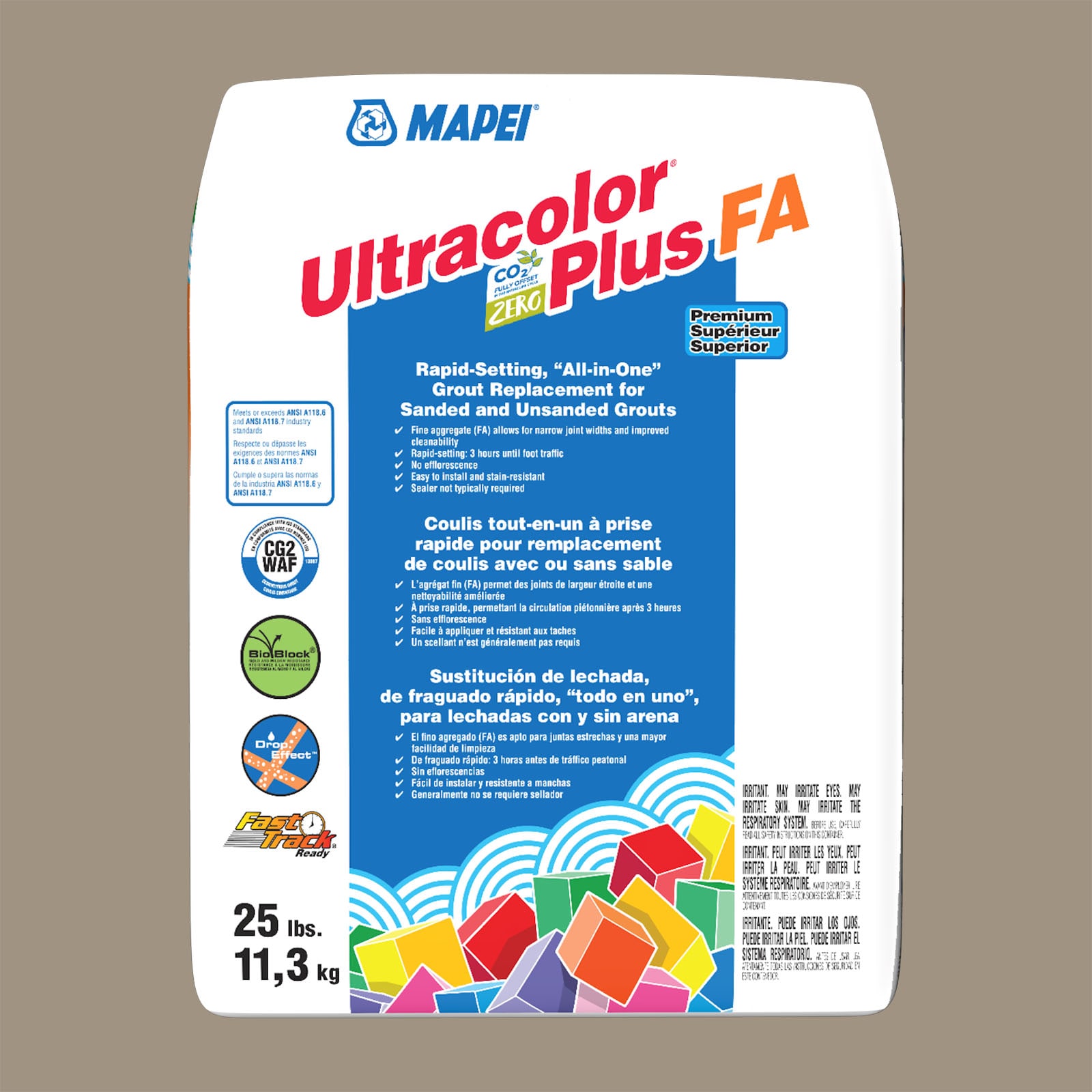 MAPEI 6BU510511 Ultracolor Plus FA Driftwood #5105 All-in-one Grout (25-lb)