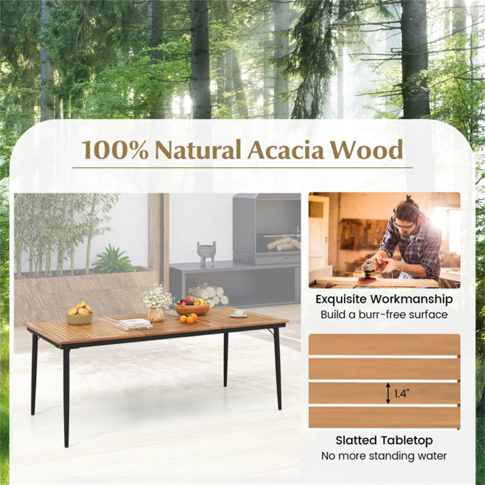 BABOOM BOM-0004AAE-OR Patio-Dining-Sets - View #9