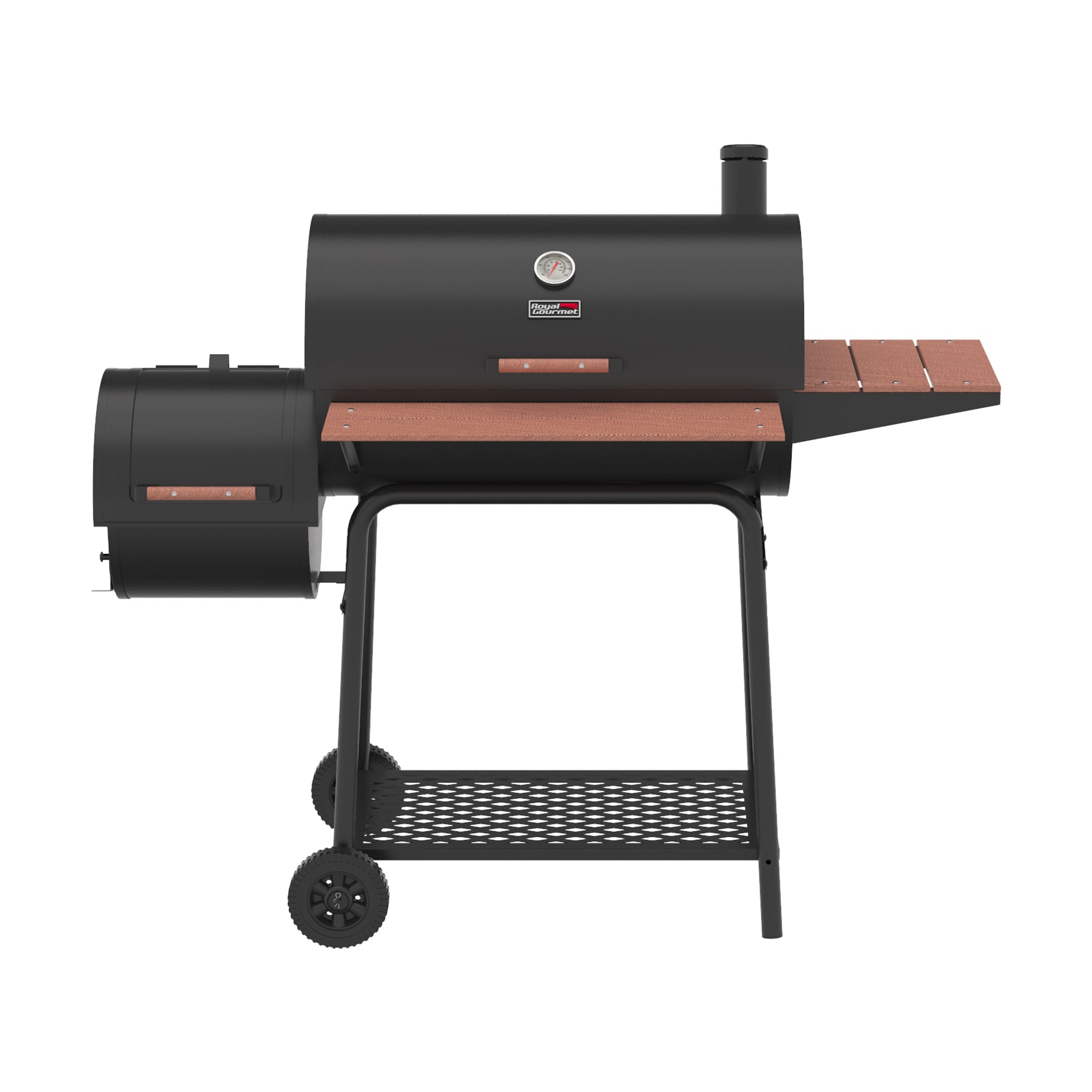 Royal Gourmet 30-in W Black Barrel Charcoal Grill in the Charcoal Grills  department at