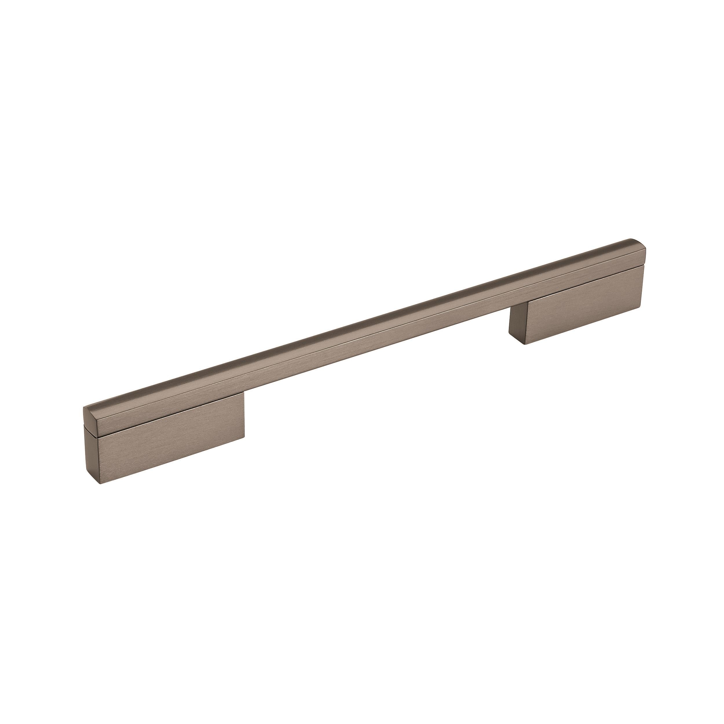 Amerock BP36736BBN Separa 8-in , 203mm Center to Center Black Brushed Nickel Rectangular Bar Drawer Pulls