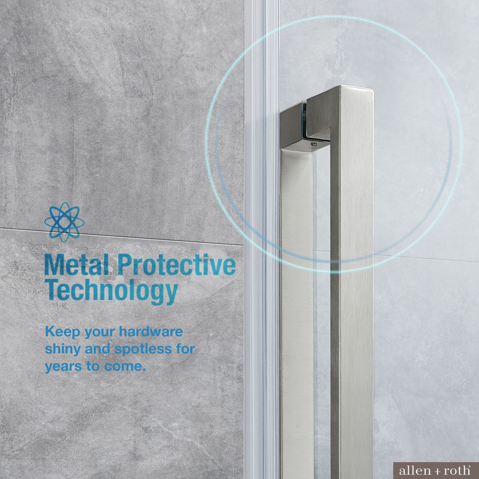 allen + roth BENNET-60GP-SN Shower-Doors - View #4