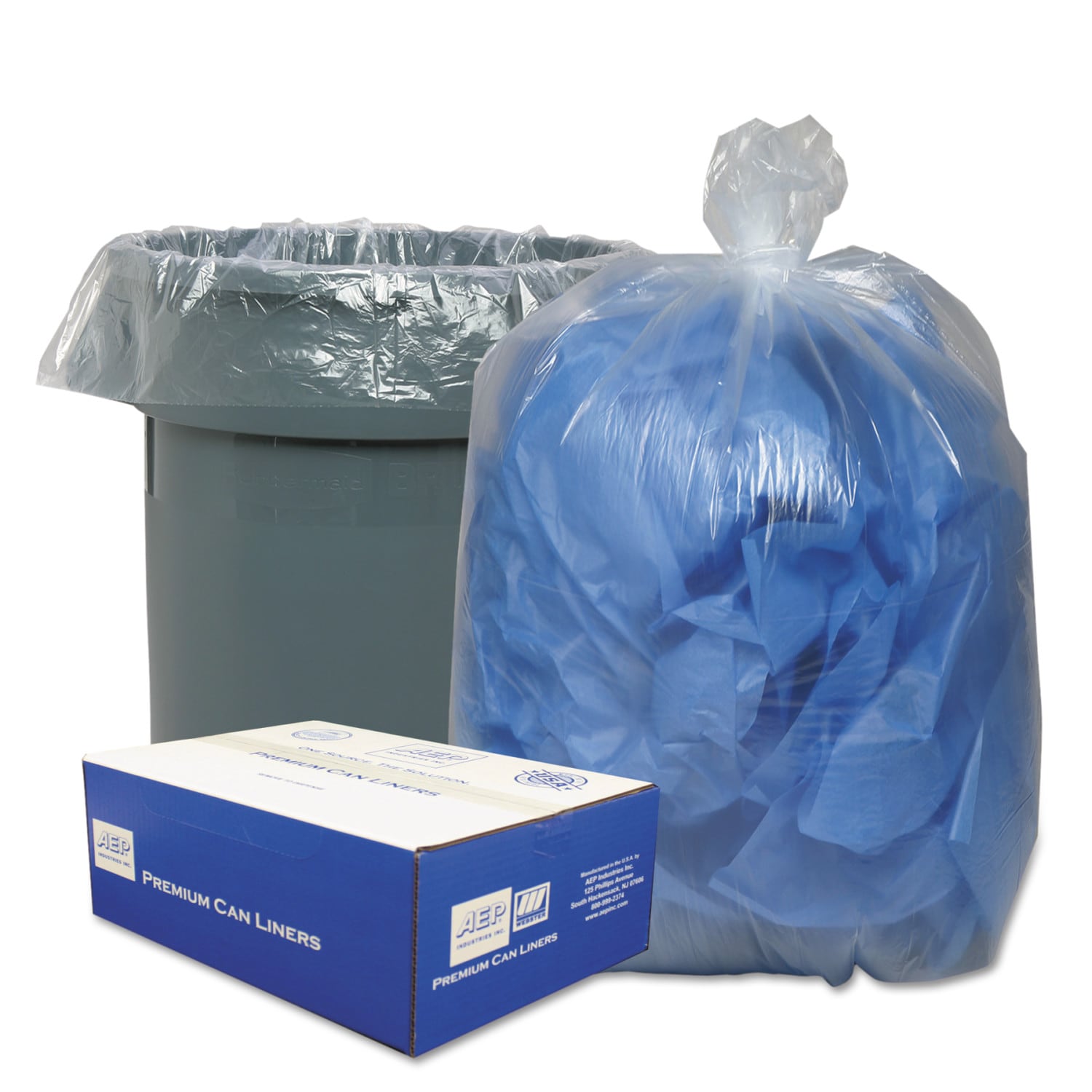 Double Sided Clear Recycling Bags - 100 Count