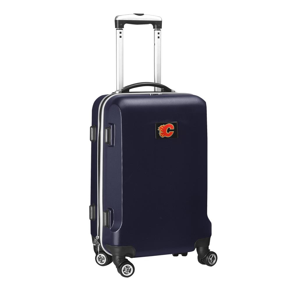 Mojo Licensing NHFAL204_NAVY NHL Calgary Flames 24 x 15 x 9 Navy Polycarbonate Hardshell Carry-on Bag (1-Bag)