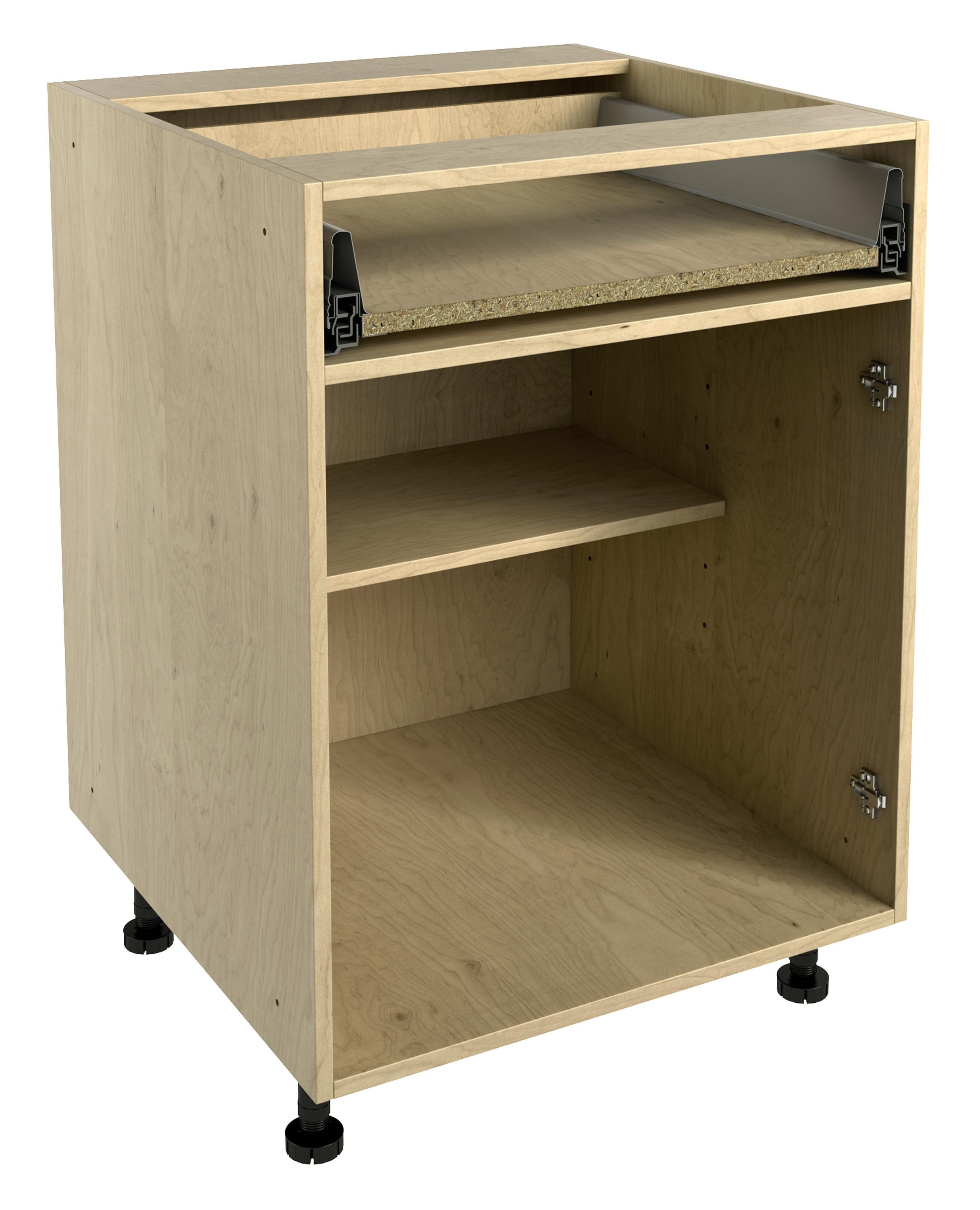 Nimble by Diamond NCN B24 24-in W x 30-in H x 24-in D Natural Maple Door and Drawer Base Fully Assembled Cabinet