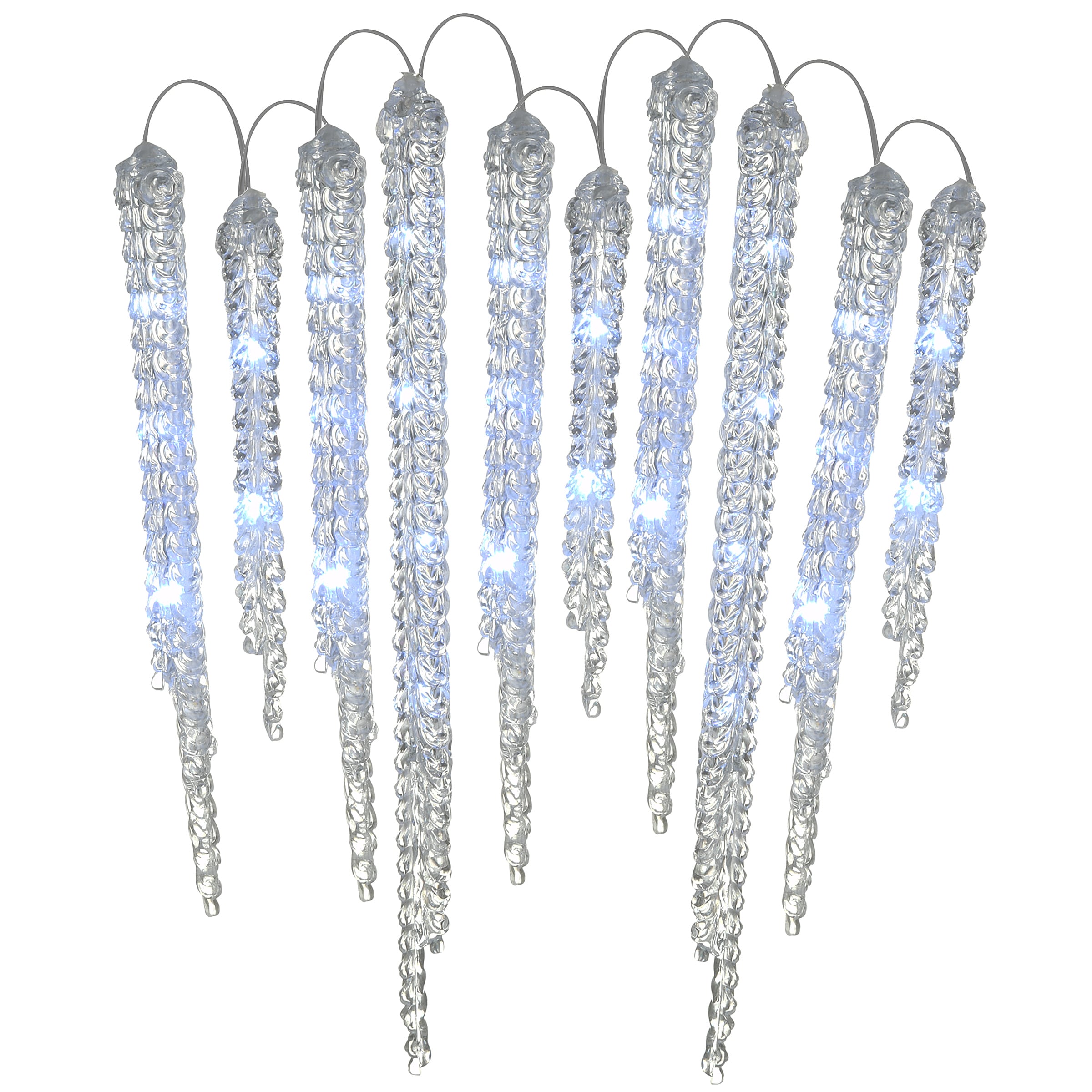 National Tree Company 9 ft. Crystal Silver Metallic Garland with