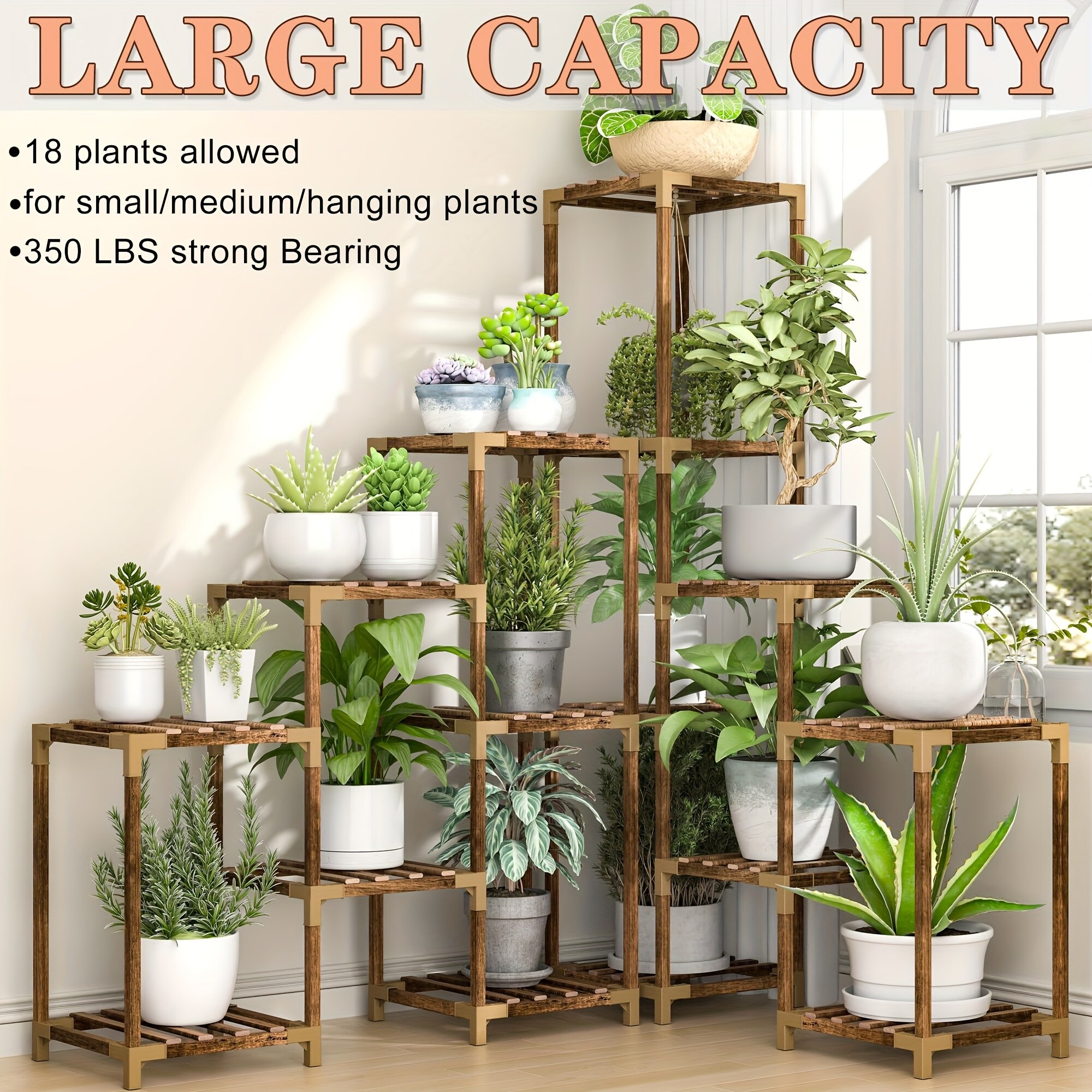 Wooakway PS107-WD Plant-Stand - View #6
