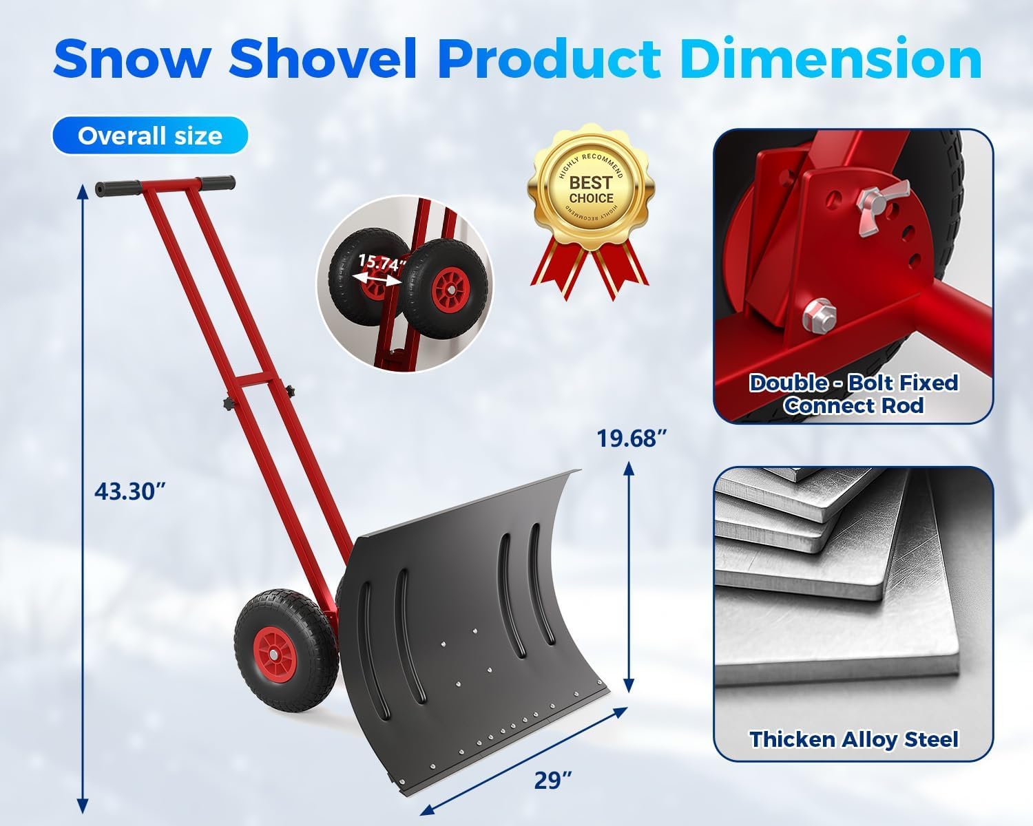 IdealHouse WEHHZ-H6680TXW0TV5 Snow-Shovels - View #2