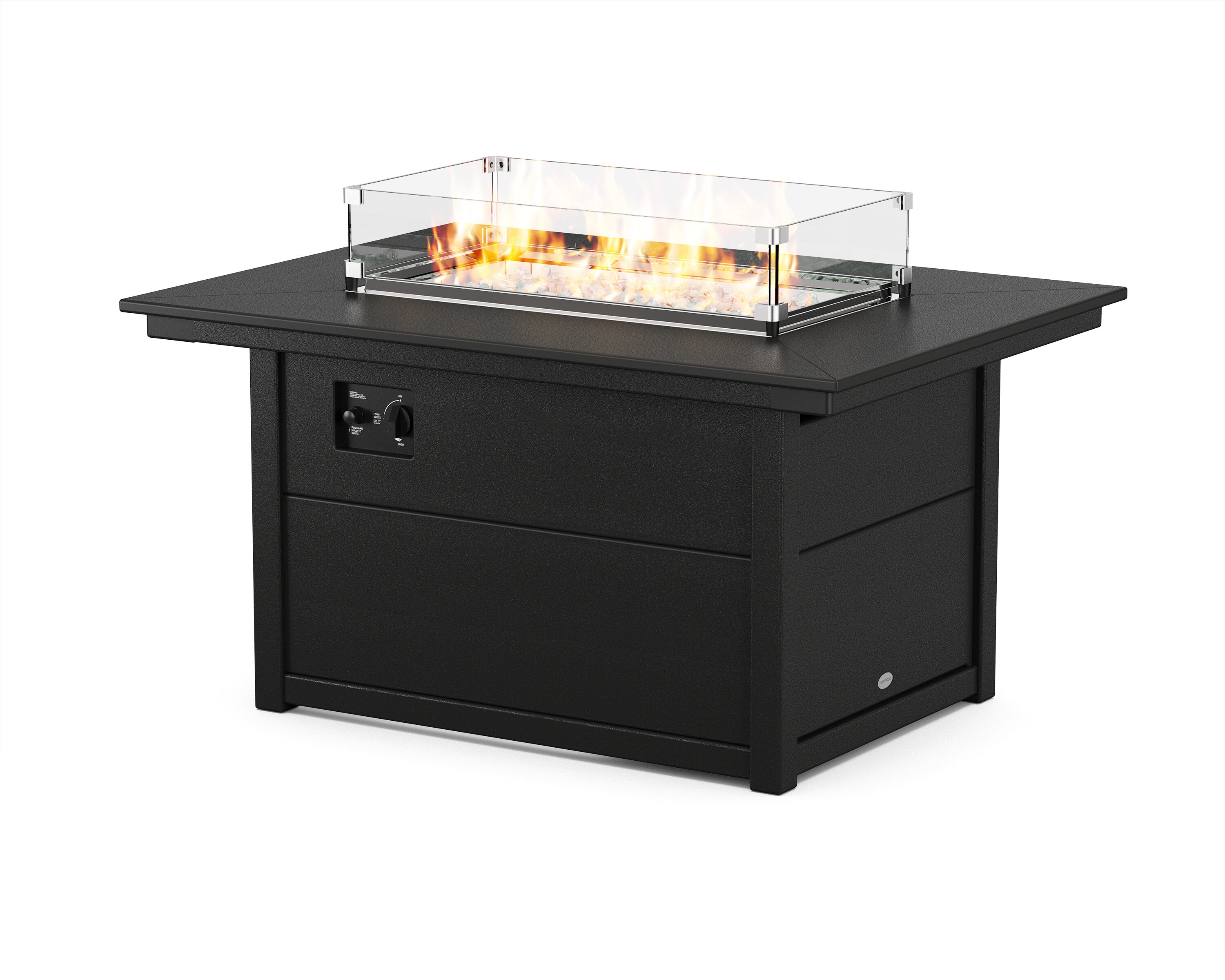 POLYWOOD CTF3446RECTBL Fire Tables Rectangle Coffee Table 33.63-in W x 46-in L