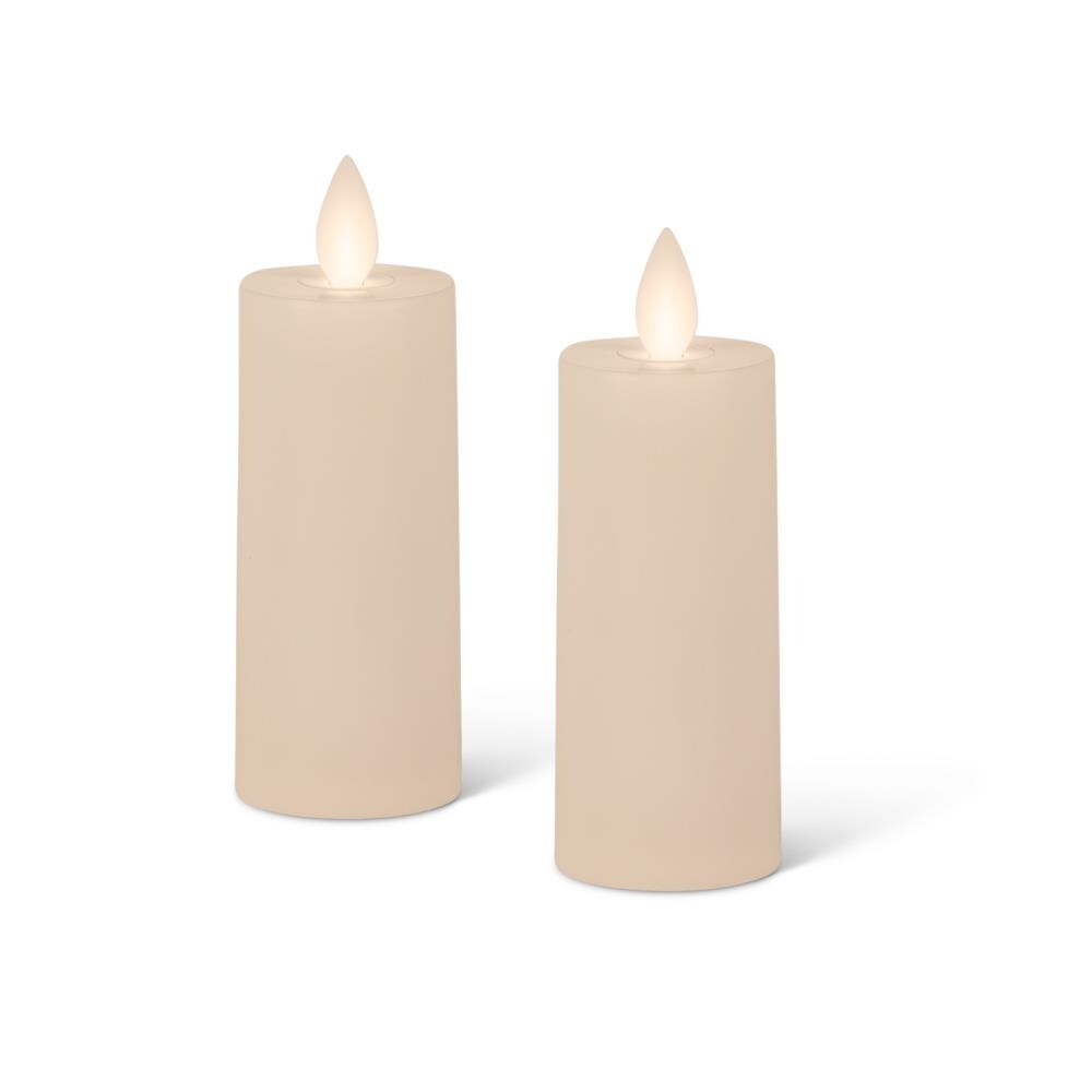 Inglow Blue 3 Pack  5 Inch Glass Votives Flameless LED Votive Included 