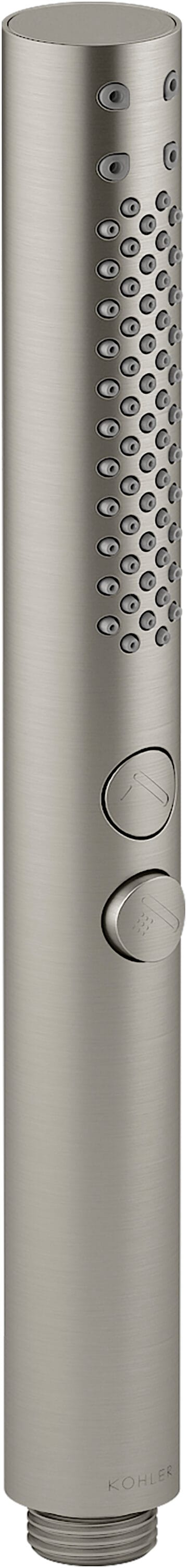 KOHLER K-21335-BN Shift+ 2.0 -Spray Vibrant Brushed Nickel 1.1875-in Round Handheld Shower Head 2.5 GPM