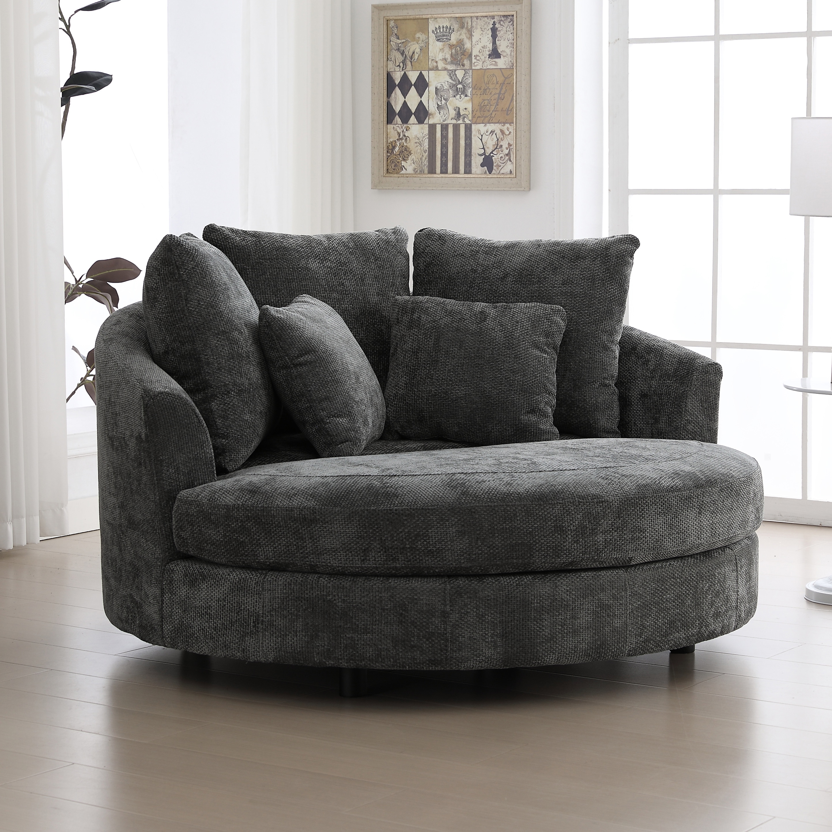 Hrinhom HC-W1104-CHARCOAL chairs - View #2