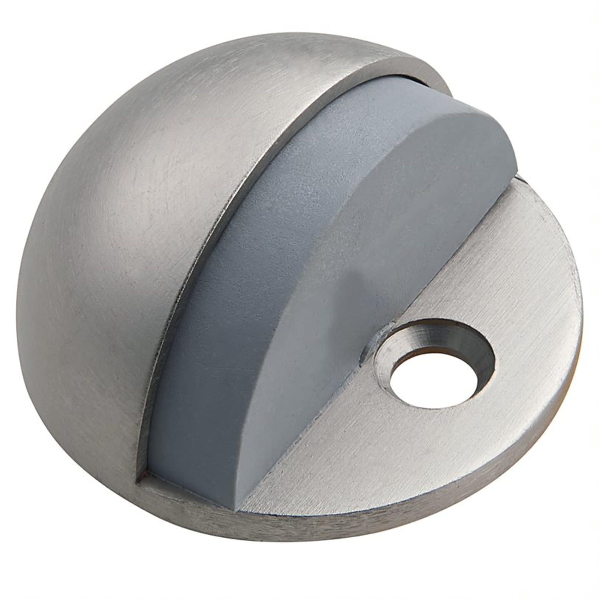 Design House 188342 1-3/4-in Satin Nickel Dome Bumper Door Stop (10-Pack)
