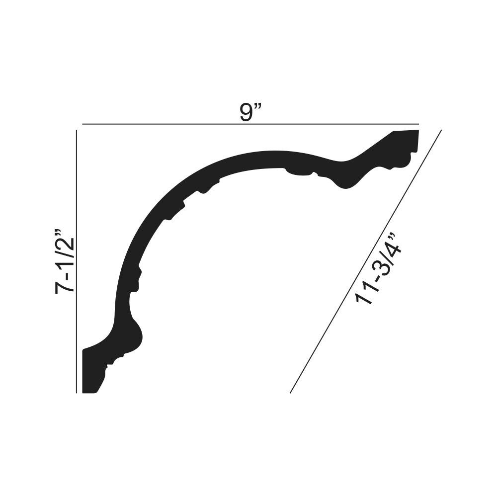 Architectural Products by Outwater 3P5.37.00857 Crown-Moulding - View #2