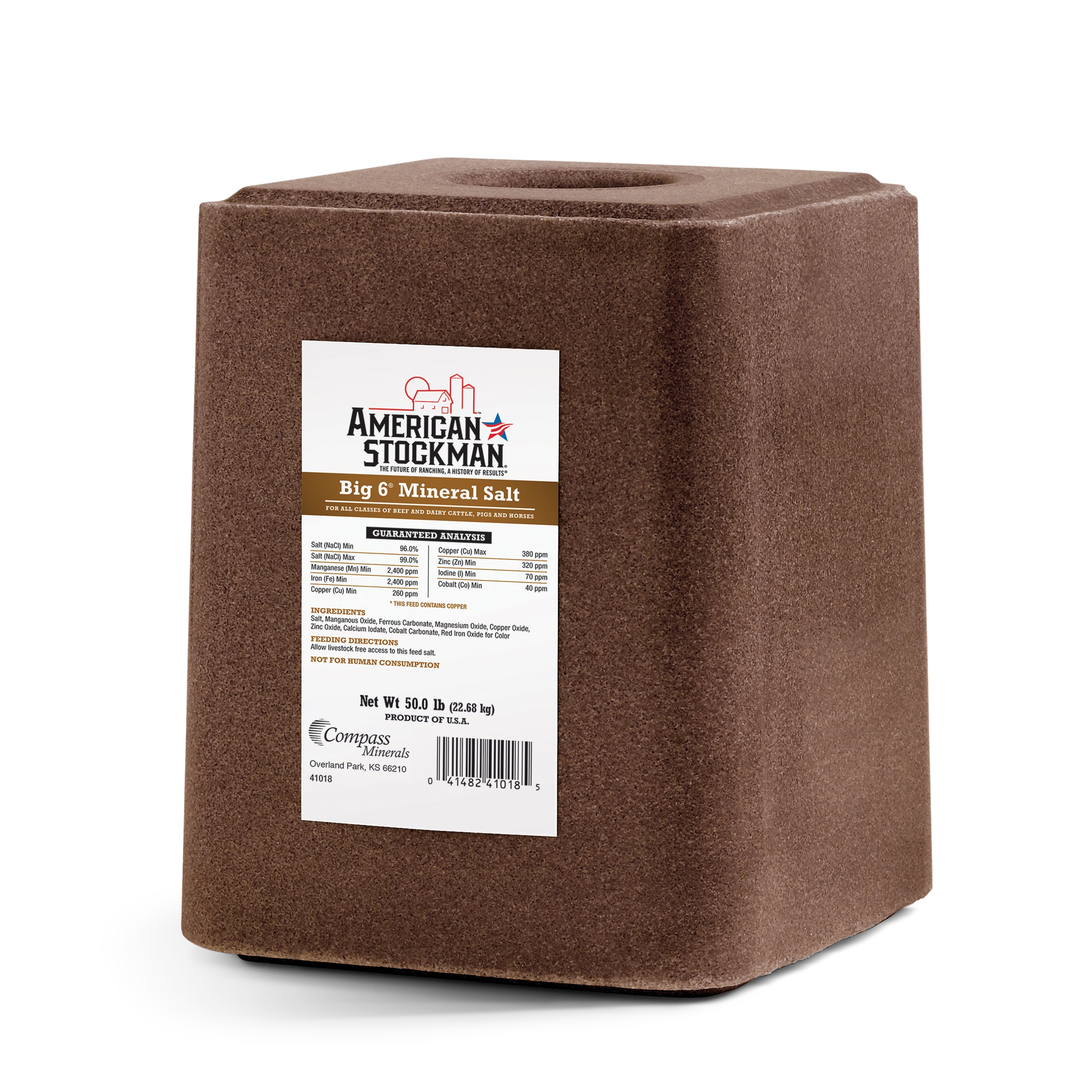 AMERICAN STOCKMAN Salt Block 50-lb #2274742