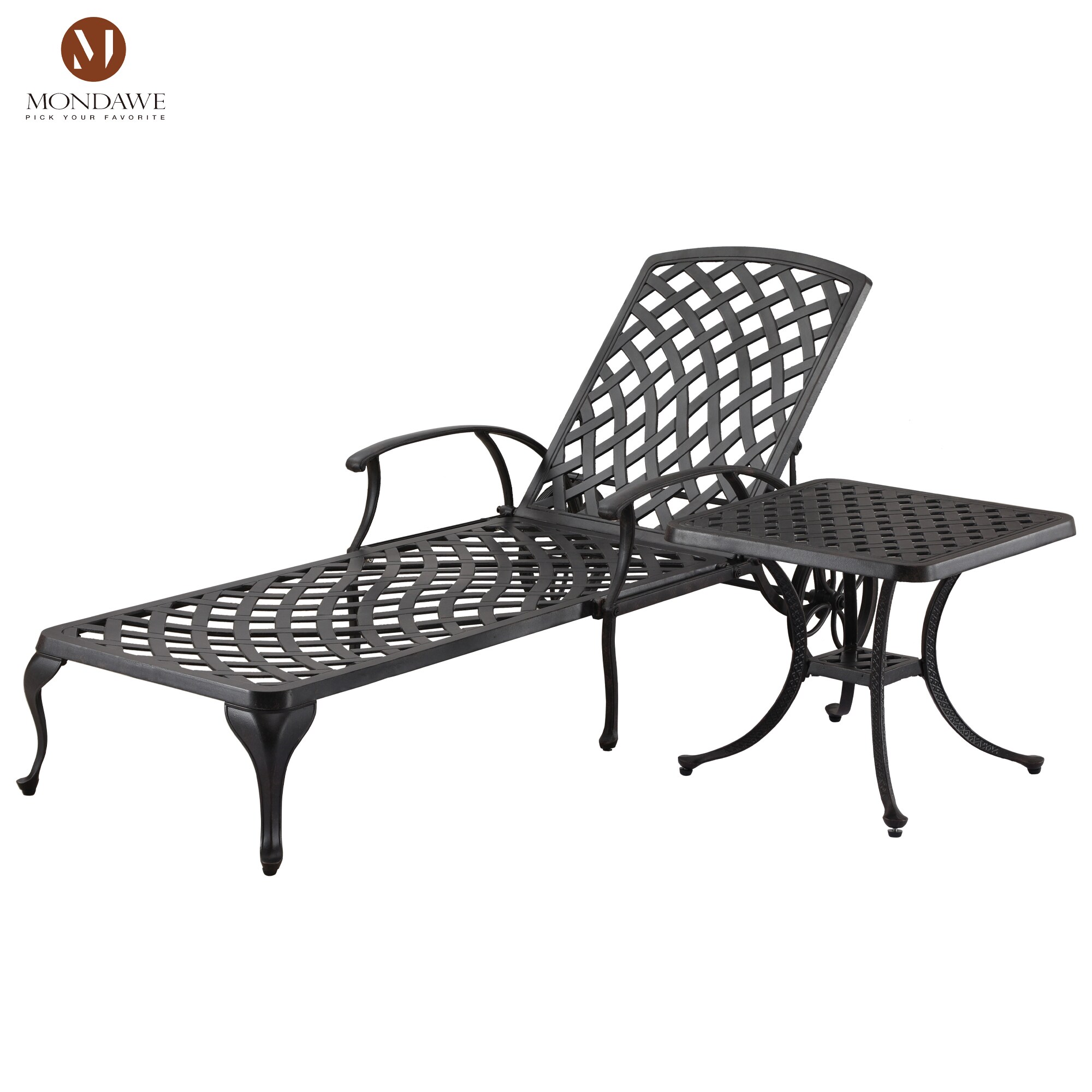 Wrought iron sun loungers hot sale