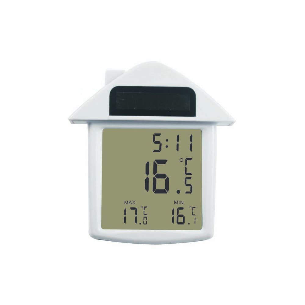 AcuRite Solar Powered Window Thermometer in the Thermometer Clocks  department at