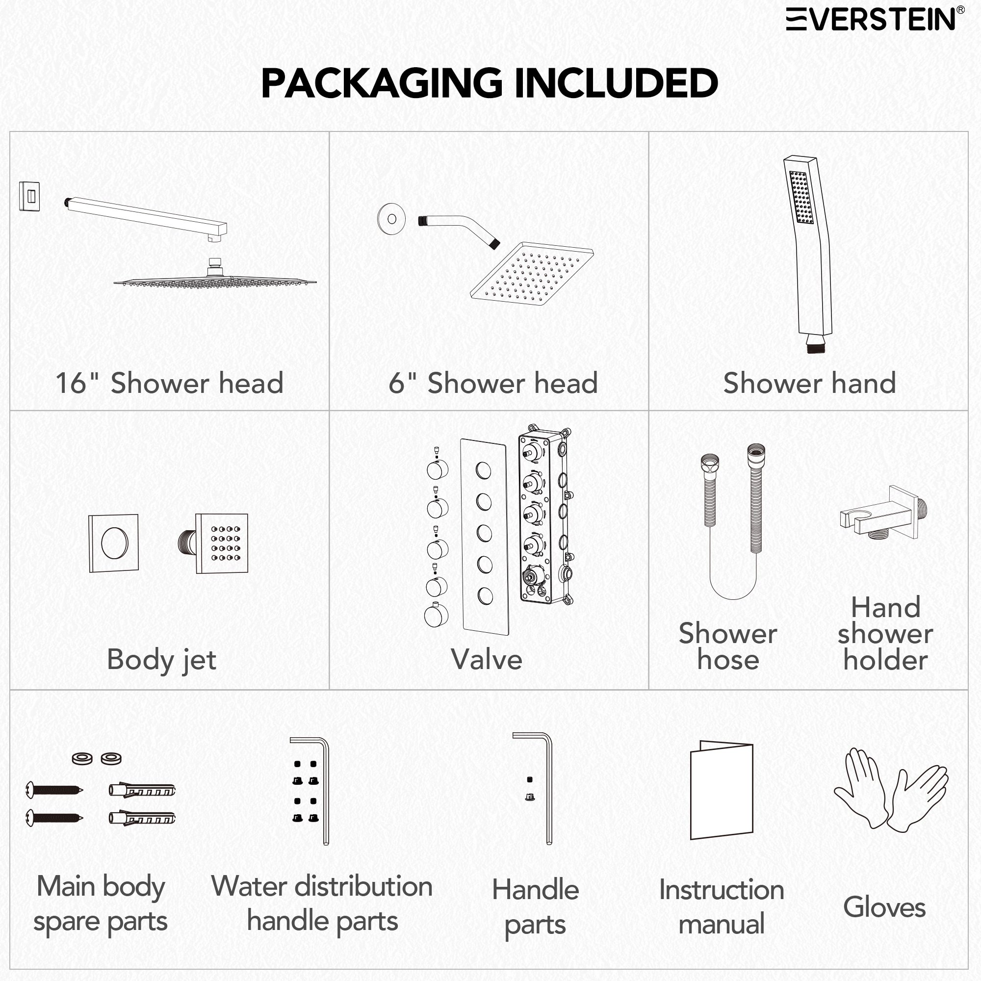 EVERSTEIN Q-929-OTOP Tub-Shower-Faucets - View #14
