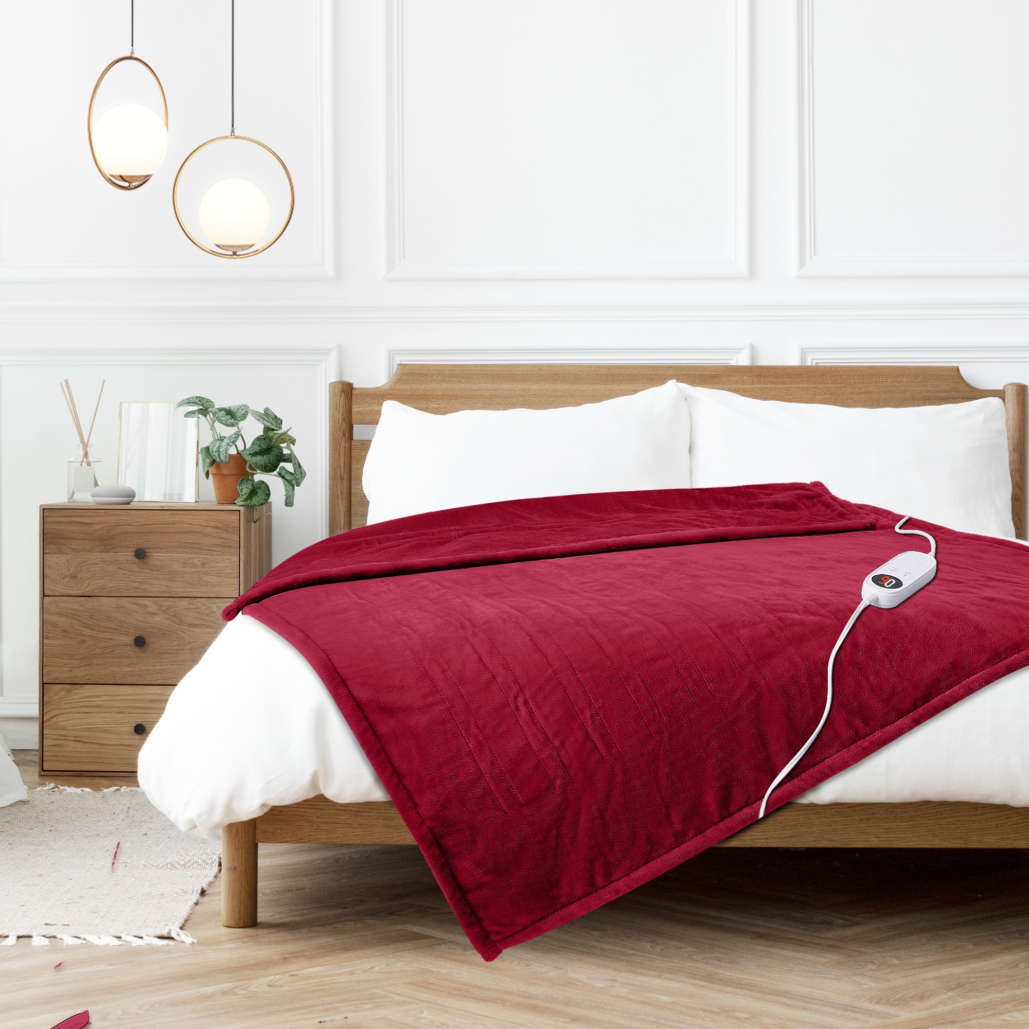 JEAREY JE-SMFLR-RD Blankets-And-Throws - View #3