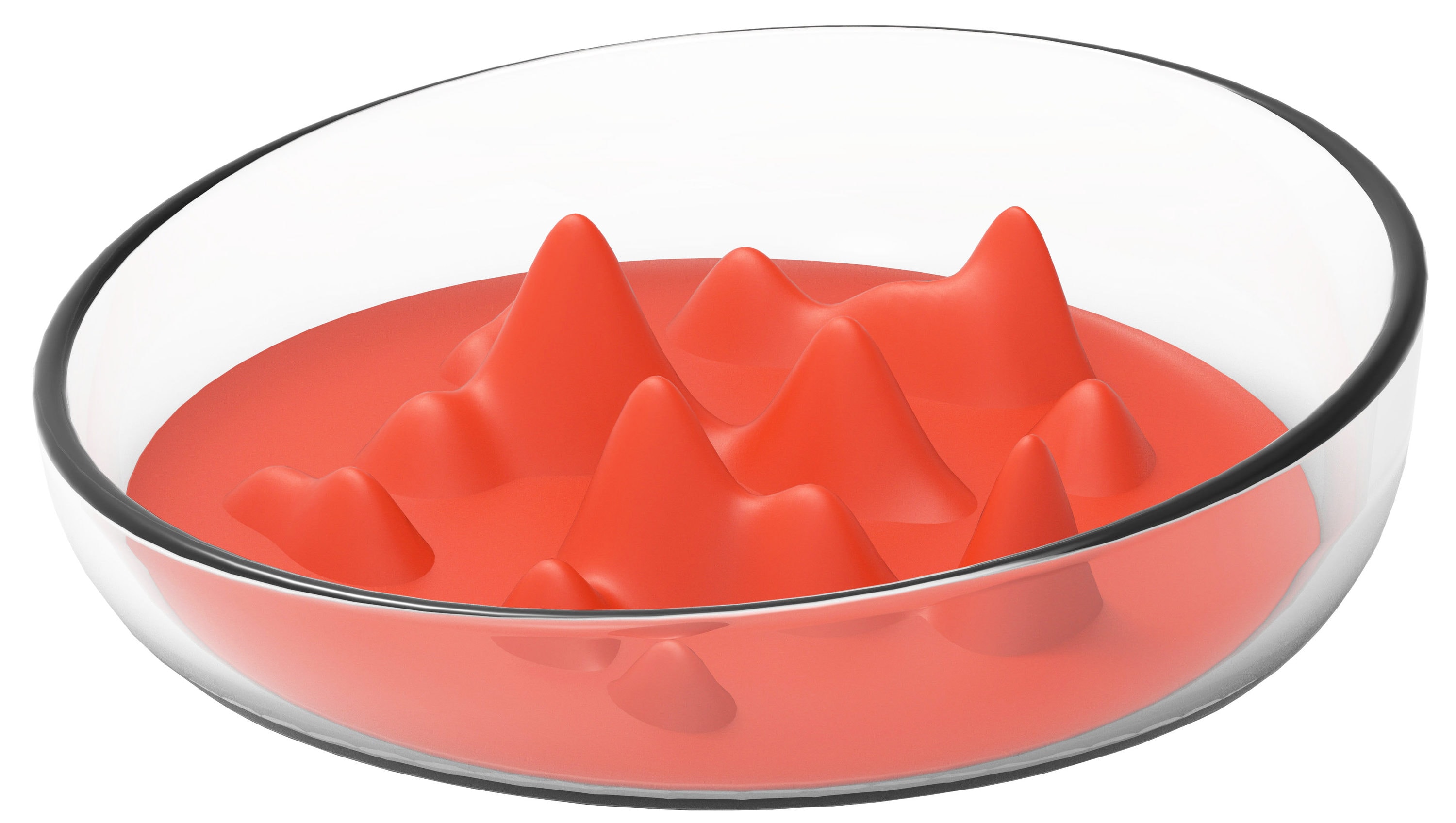 Pet Life S12OR 12-oz Dog/Cat Food/Water bowl 1 Bowls