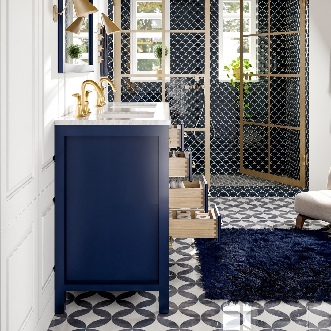 Eviva EVVN412-48BLU-DS Bath-Vanity-Combo - View #5